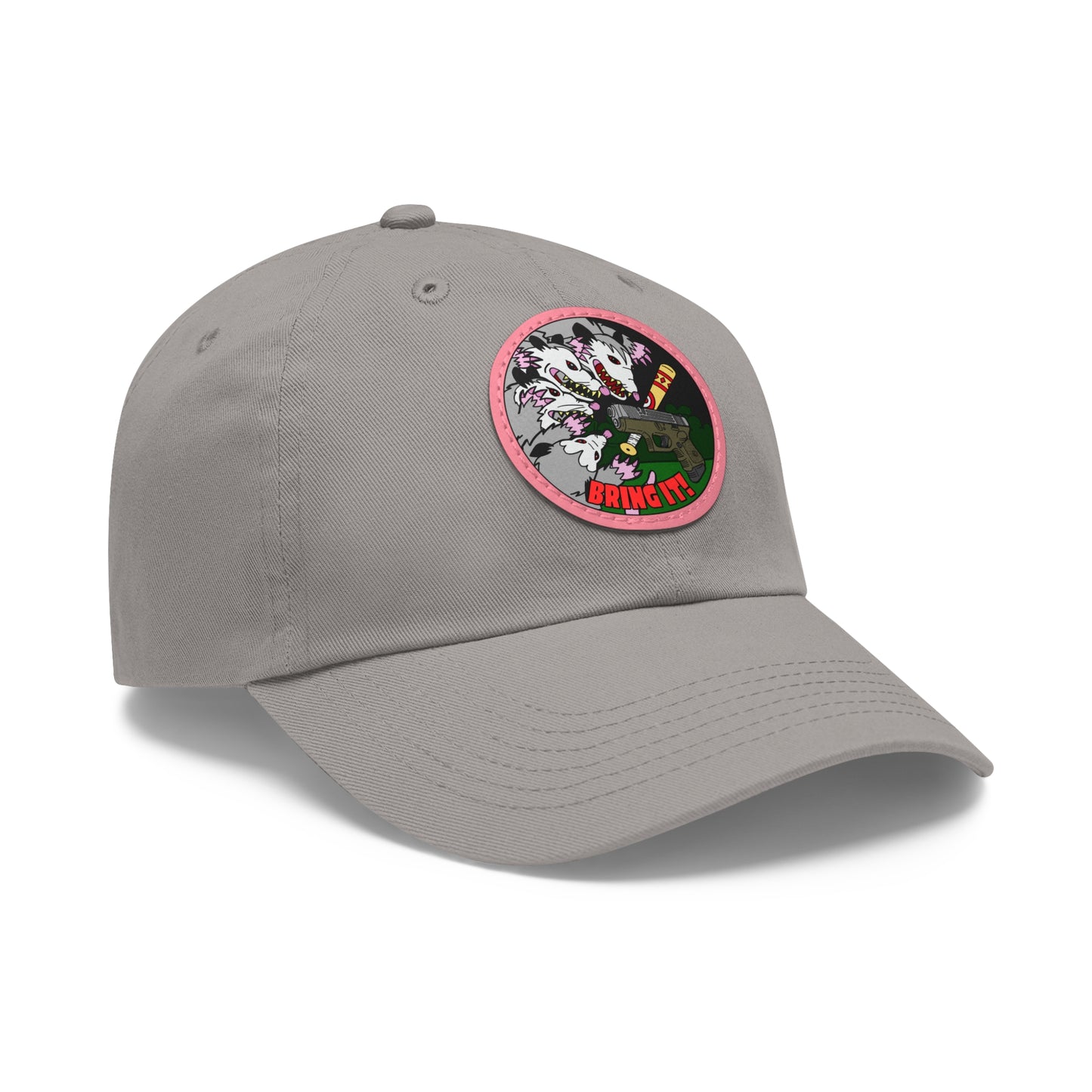 Gary's Last Stand! Dad Hat with Leather Patch (Round)