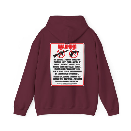 Firearm Safety! (back Side) Unisex Heavy Blend™ Hooded Sweatshirt