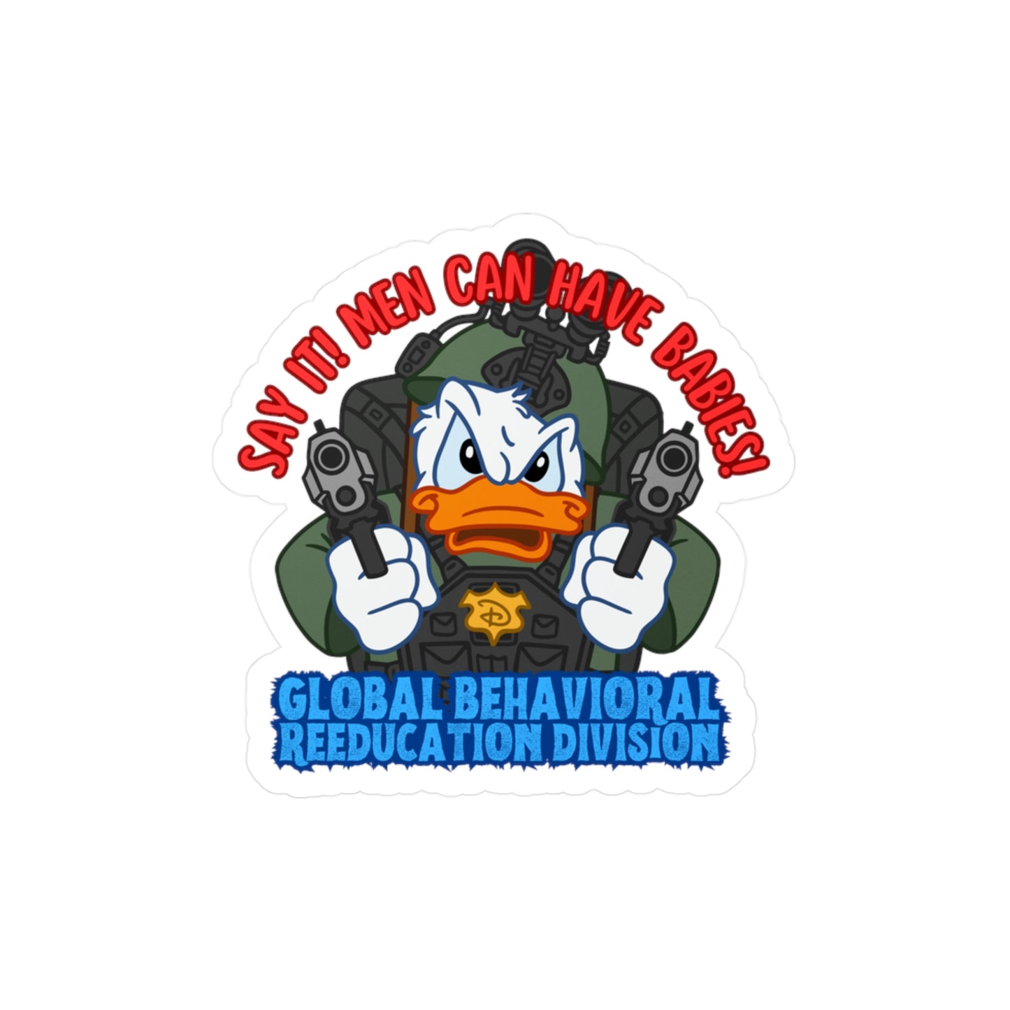 Tacti-Quack! Kiss-Cut Vinyl Decals