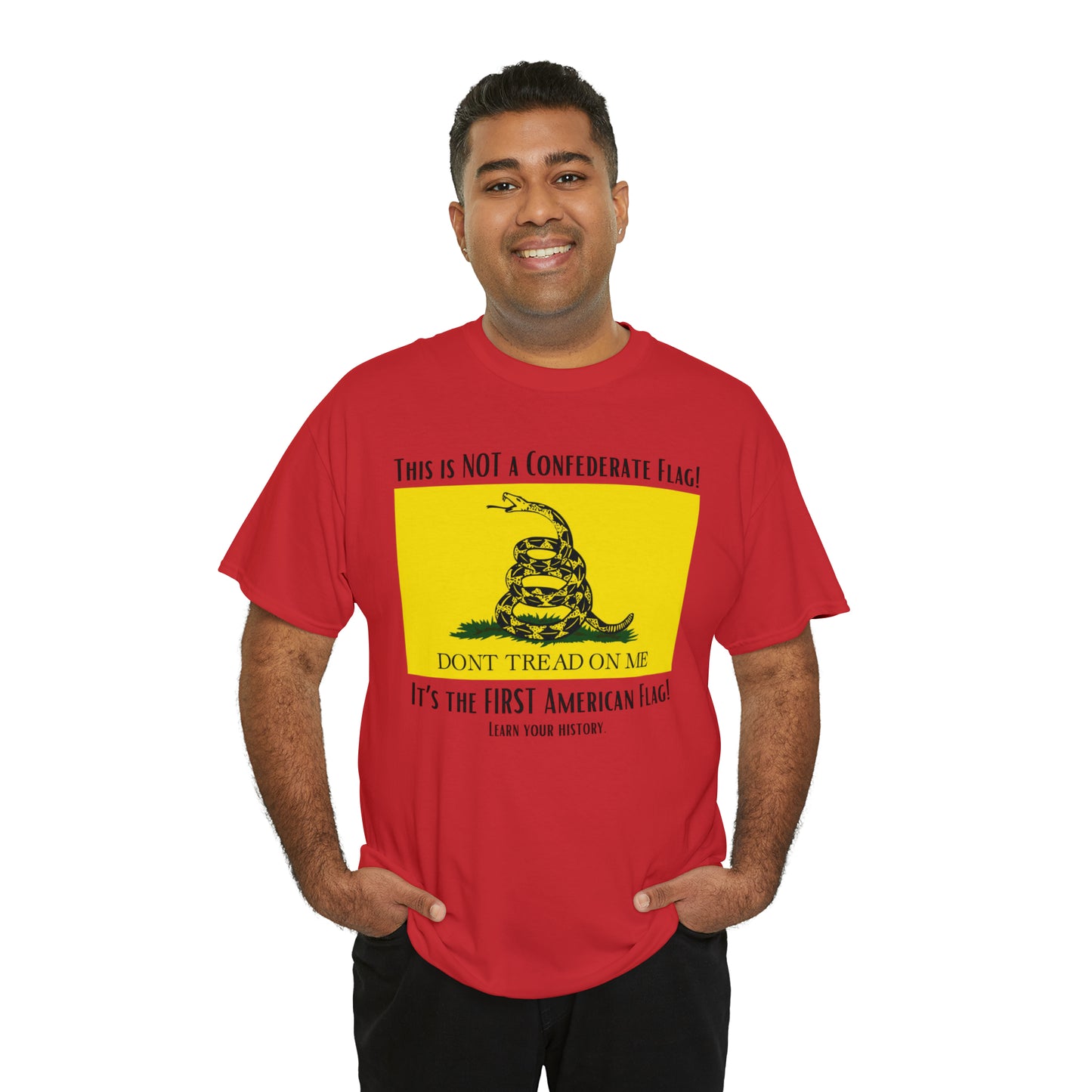 1st American Flag Unisex Heavy Cotton Tee