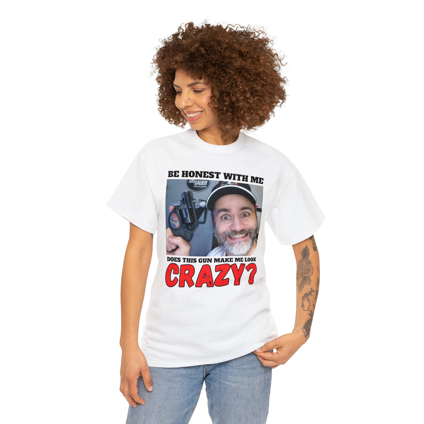 Crazy? Unisex Heavy Cotton Tee