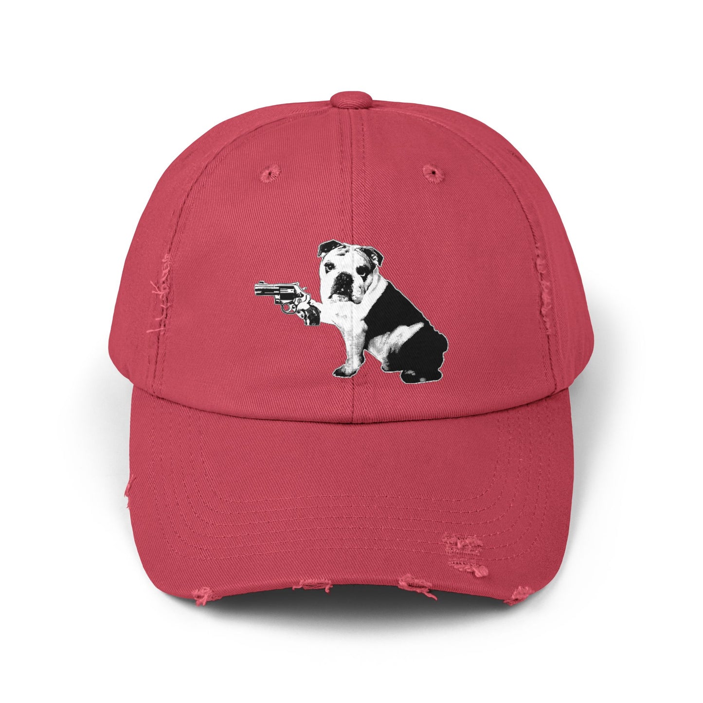 Mavis/Bullpup! Unisex Distressed Cap
