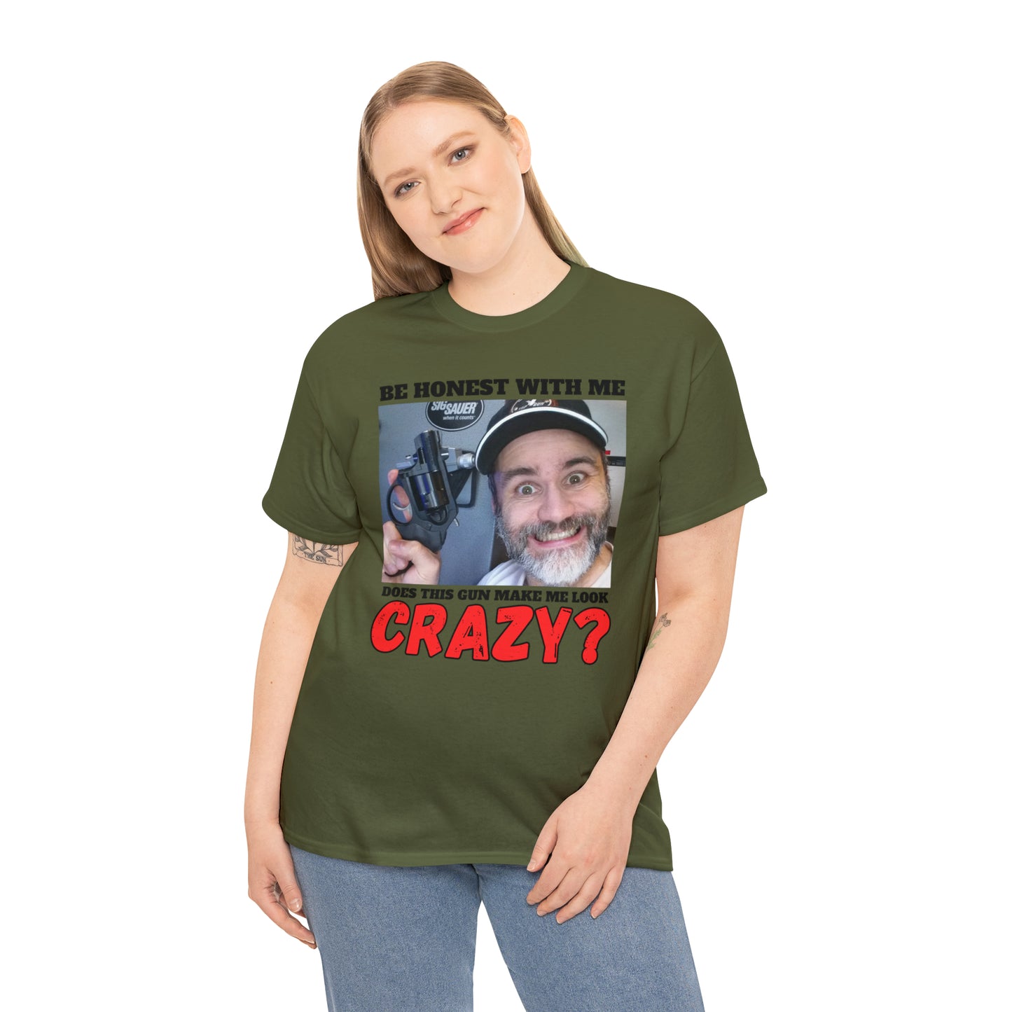 Crazy? Unisex Heavy Cotton Tee