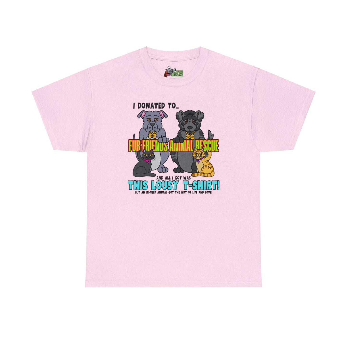 Fur Friends Donation (+1 GCG Entry) Unisex Heavy Cotton Tee