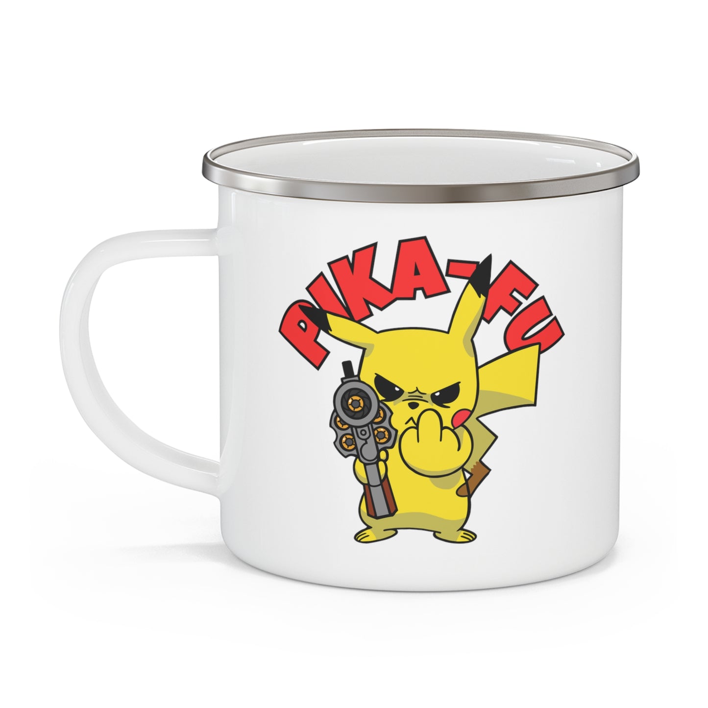Pika-FU! Enamel Camping Mug