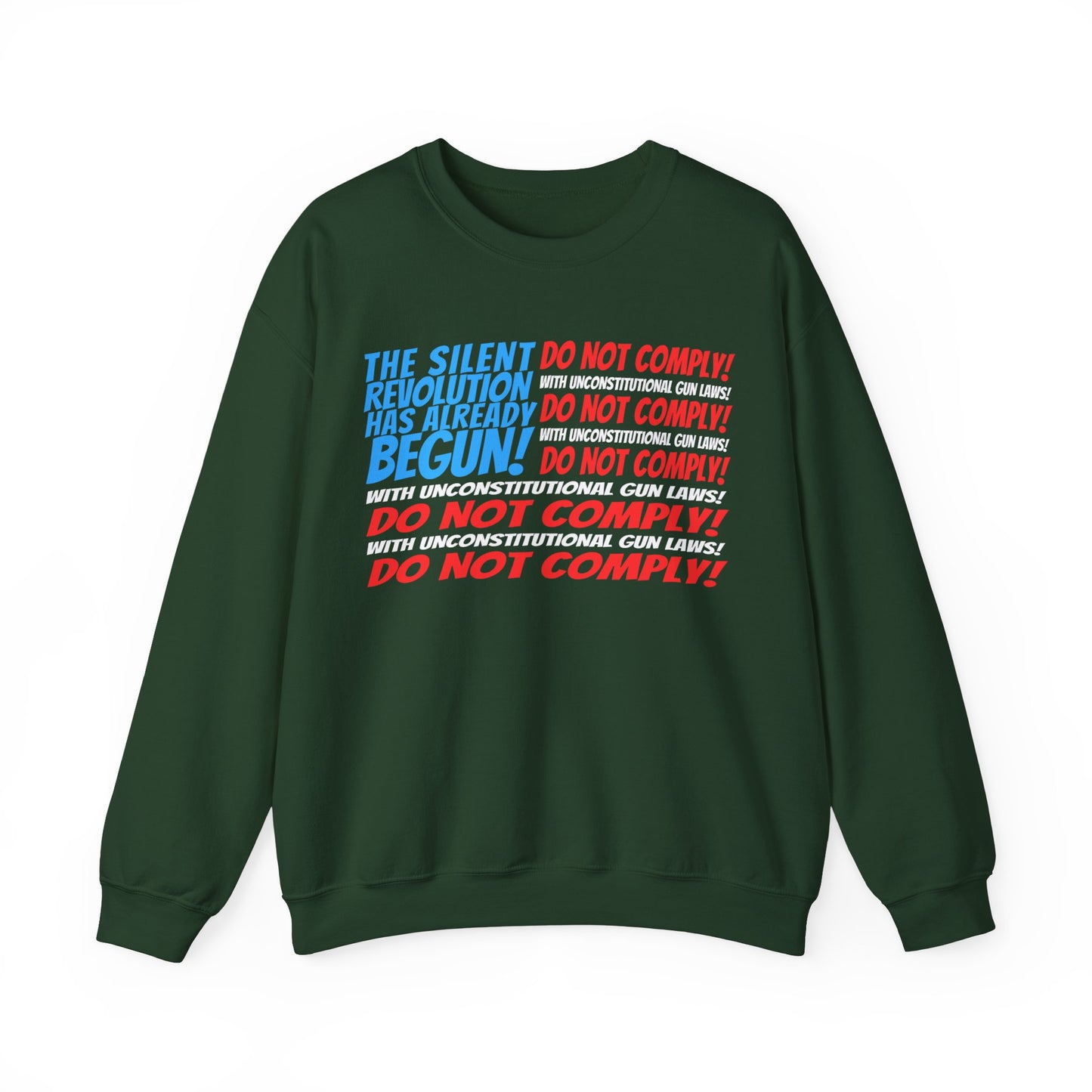 Silent Revolution! Unisex Heavy Blend™ Crewneck Sweatshirt