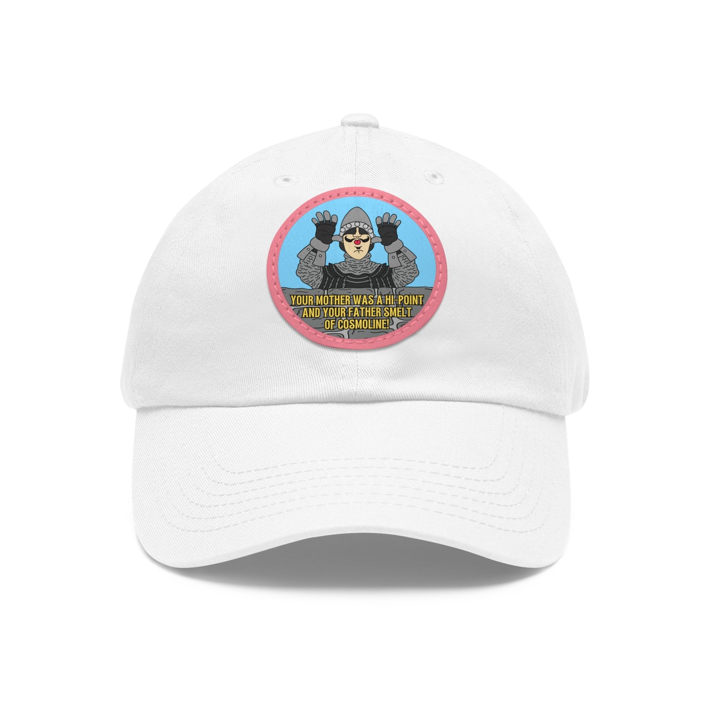 Cosmoline Taunt! Dad Hat with Leather Patch (Round)