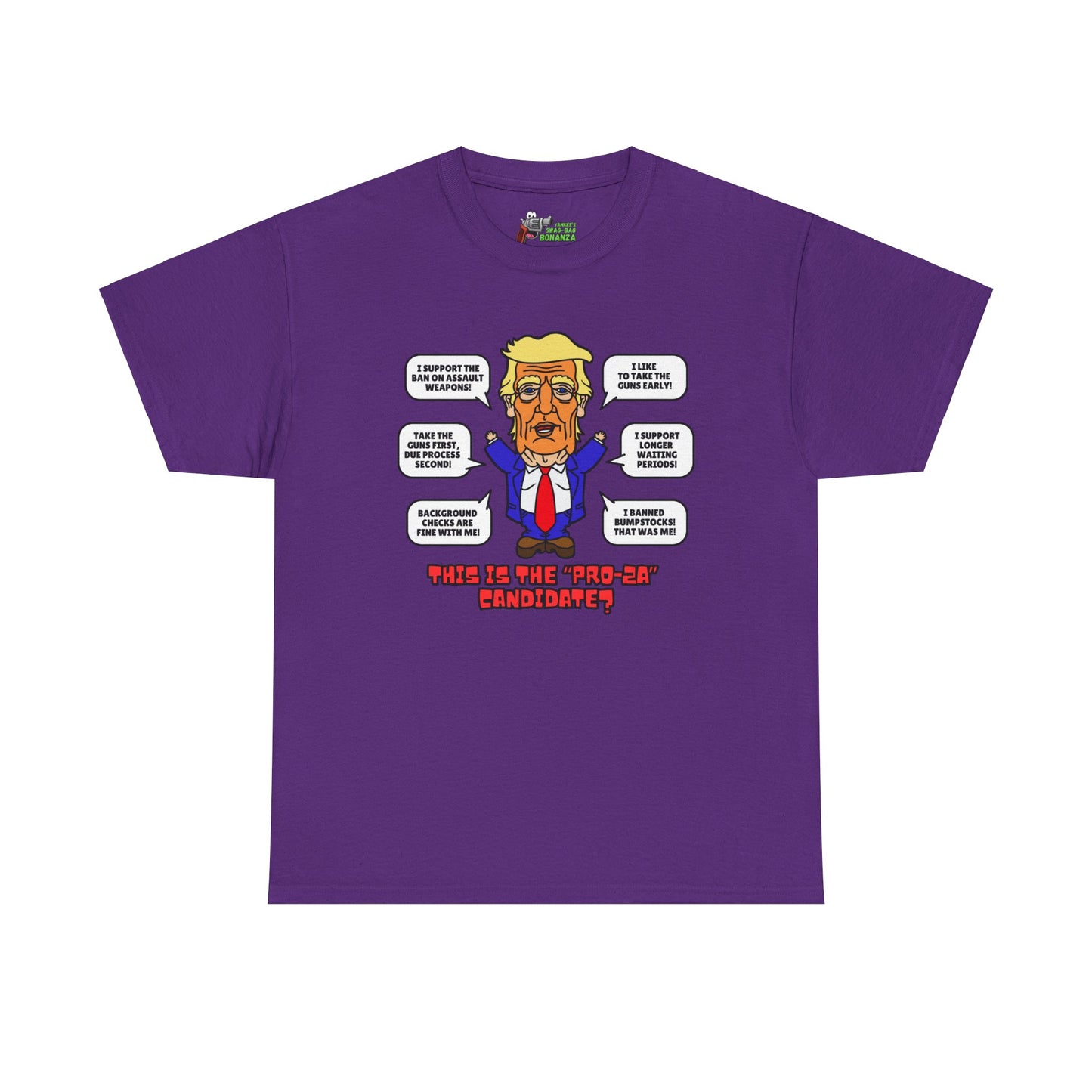 Trump on Guns! Unisex Heavy Cotton Tee