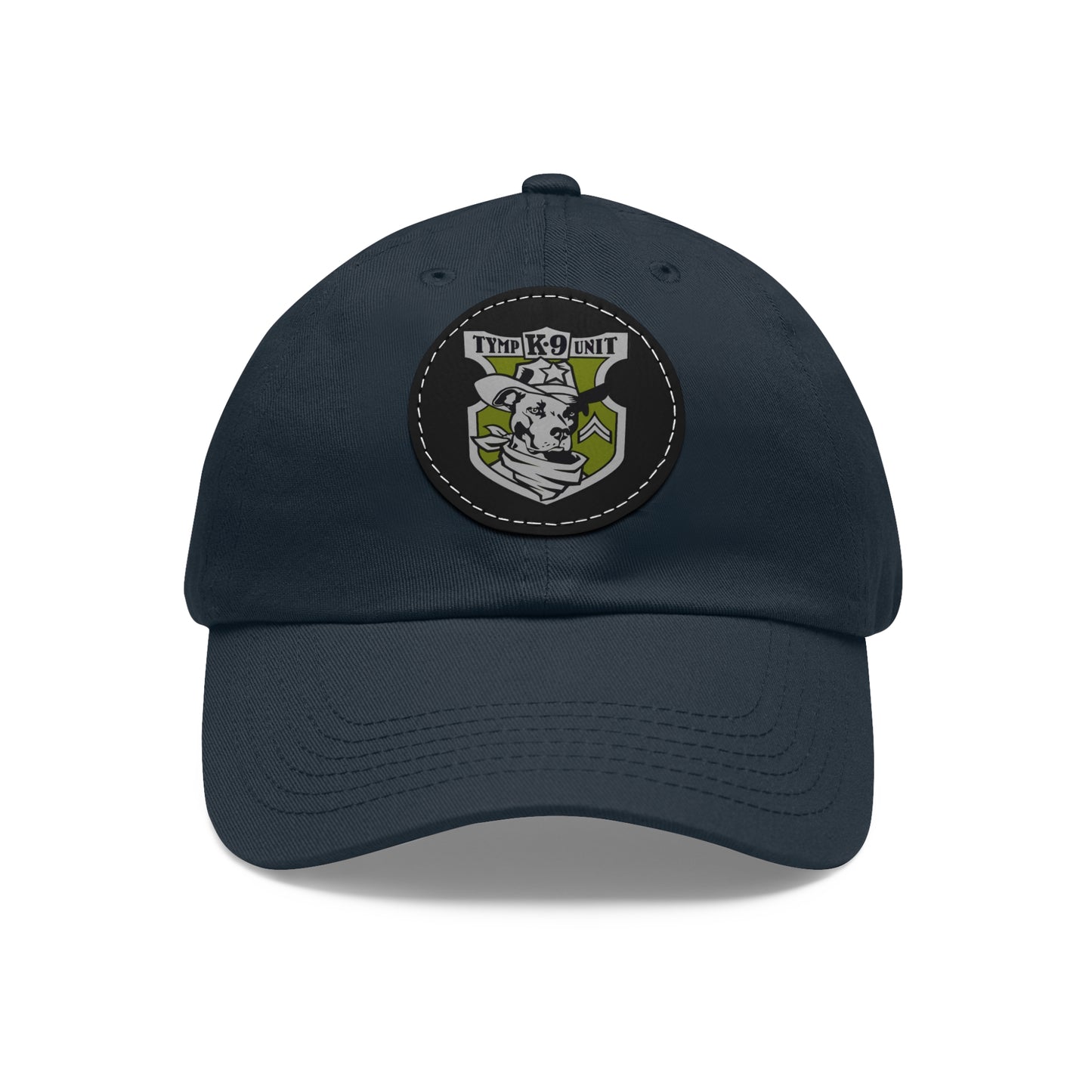 K9 Unit Corporel Dad Hat with Leather Patch (Round)