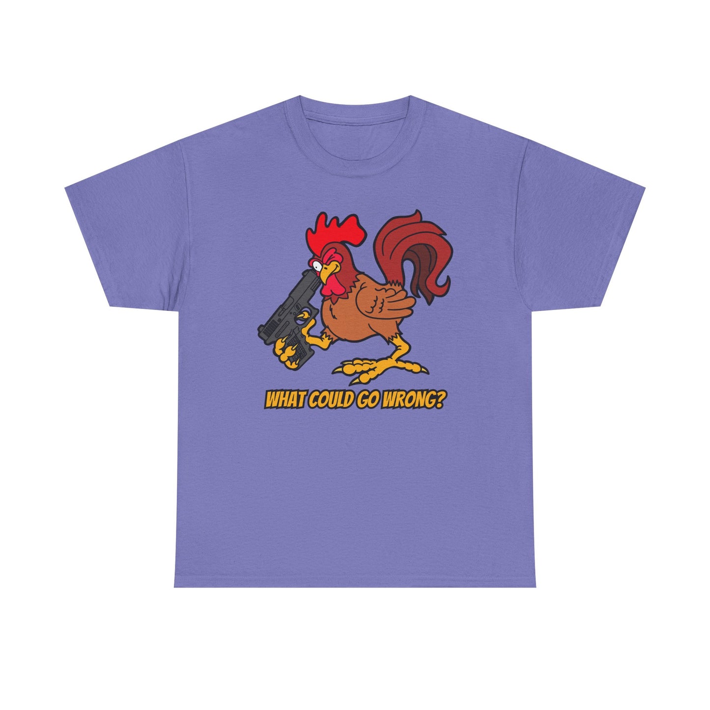 "Don't Point Your Glock at Your..." Unisex Heavy Cotton Tee