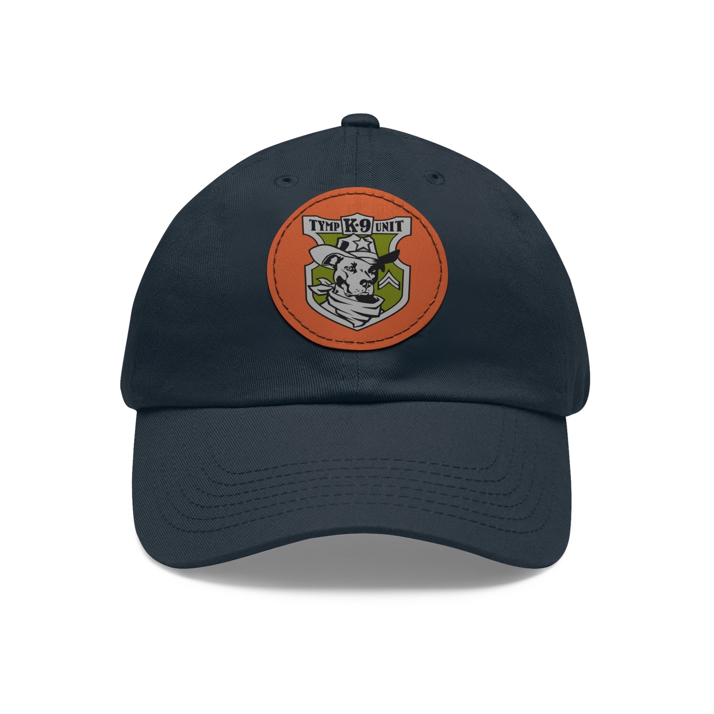 K9 Unit Corporel Dad Hat with Leather Patch (Round)