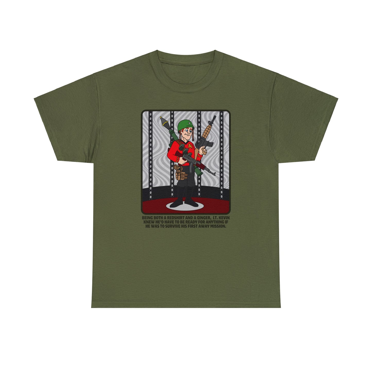 Ginger Redshirt Unisex Heavy Cotton Tee