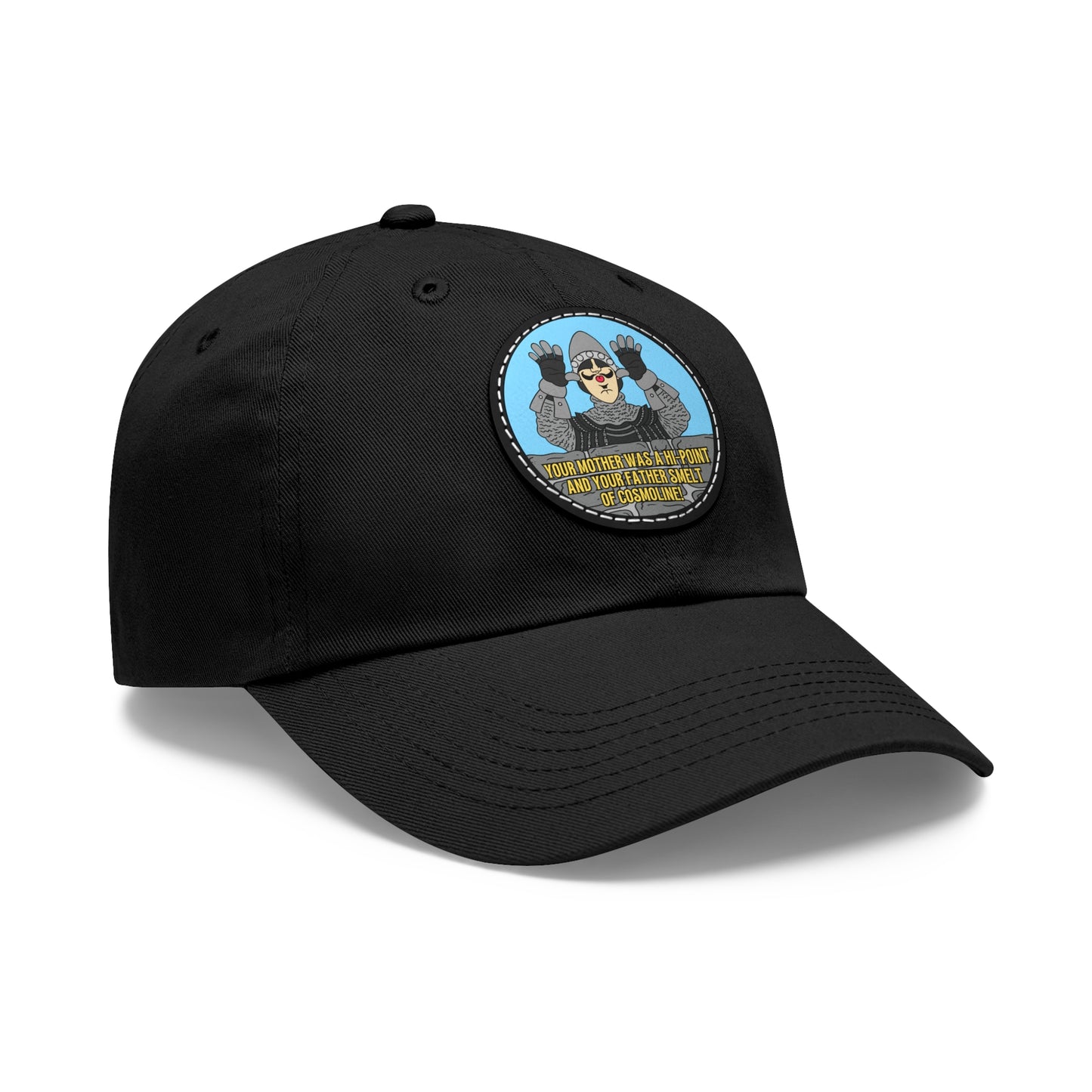 Cosmoline Taunt! Dad Hat with Leather Patch (Round)