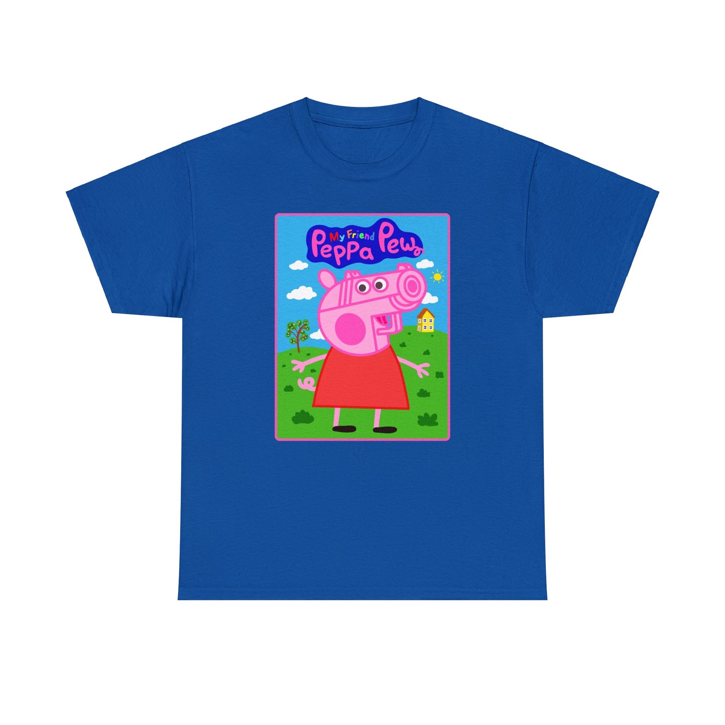 Peppa Pew Unisex Heavy Cotton Tee