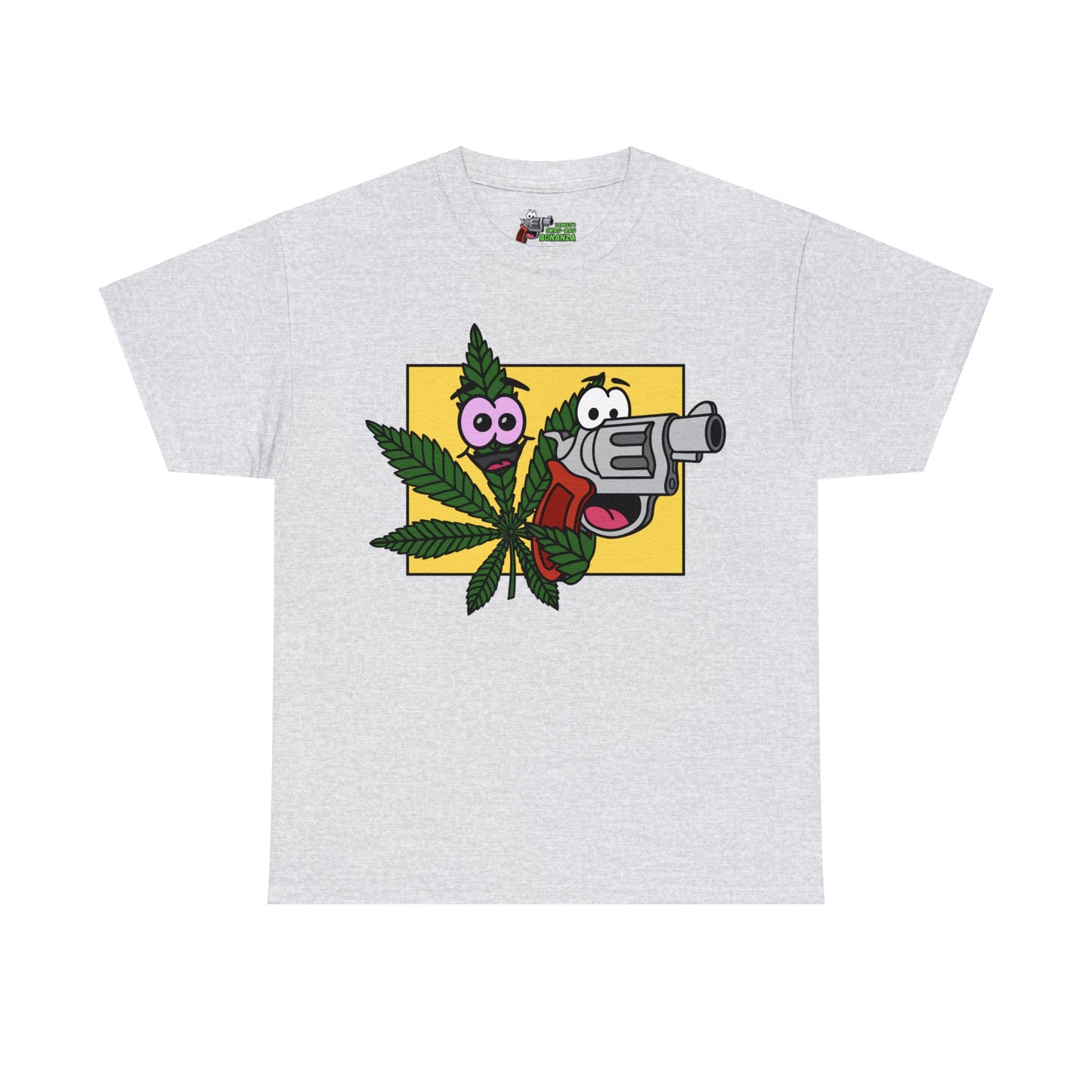 Weed & Guns! (No Text) Unisex Heavy Cotton Tee