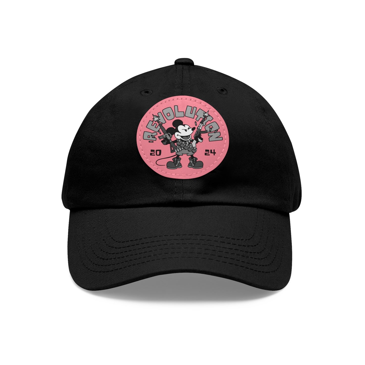 Revolutionary Willie! Dad Hat with Leather Patch (Round)
