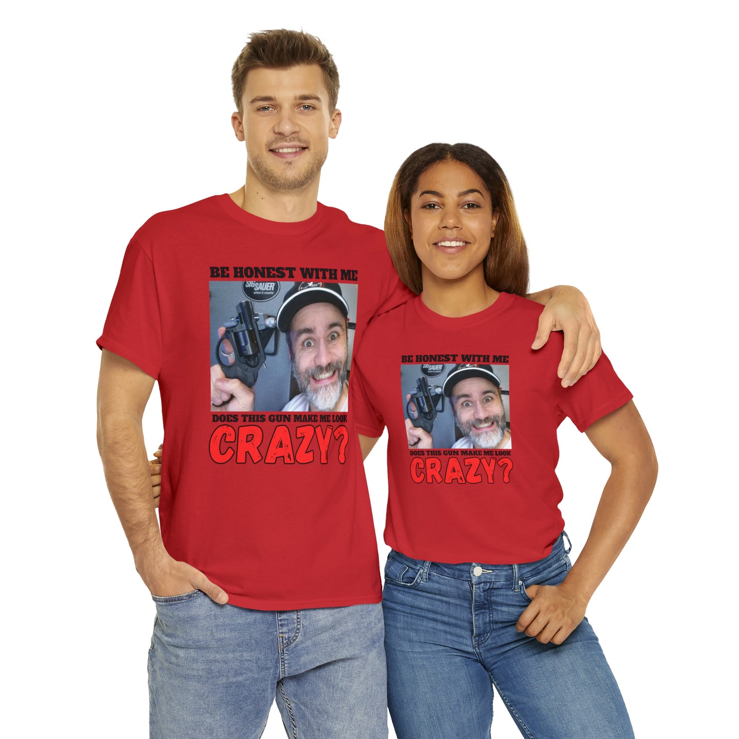 Crazy? Unisex Heavy Cotton Tee