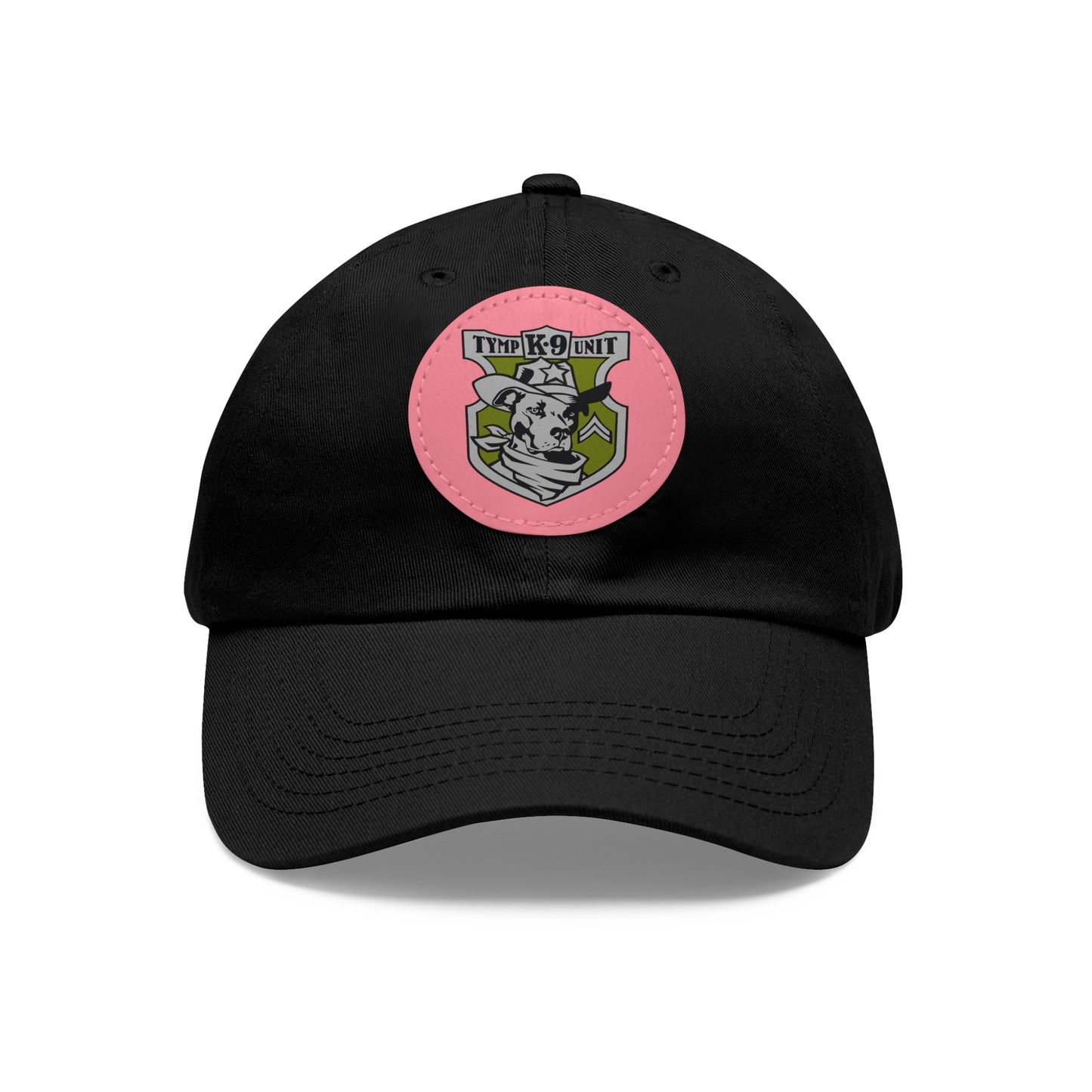 K9 Unit Corporel Dad Hat with Leather Patch (Round)