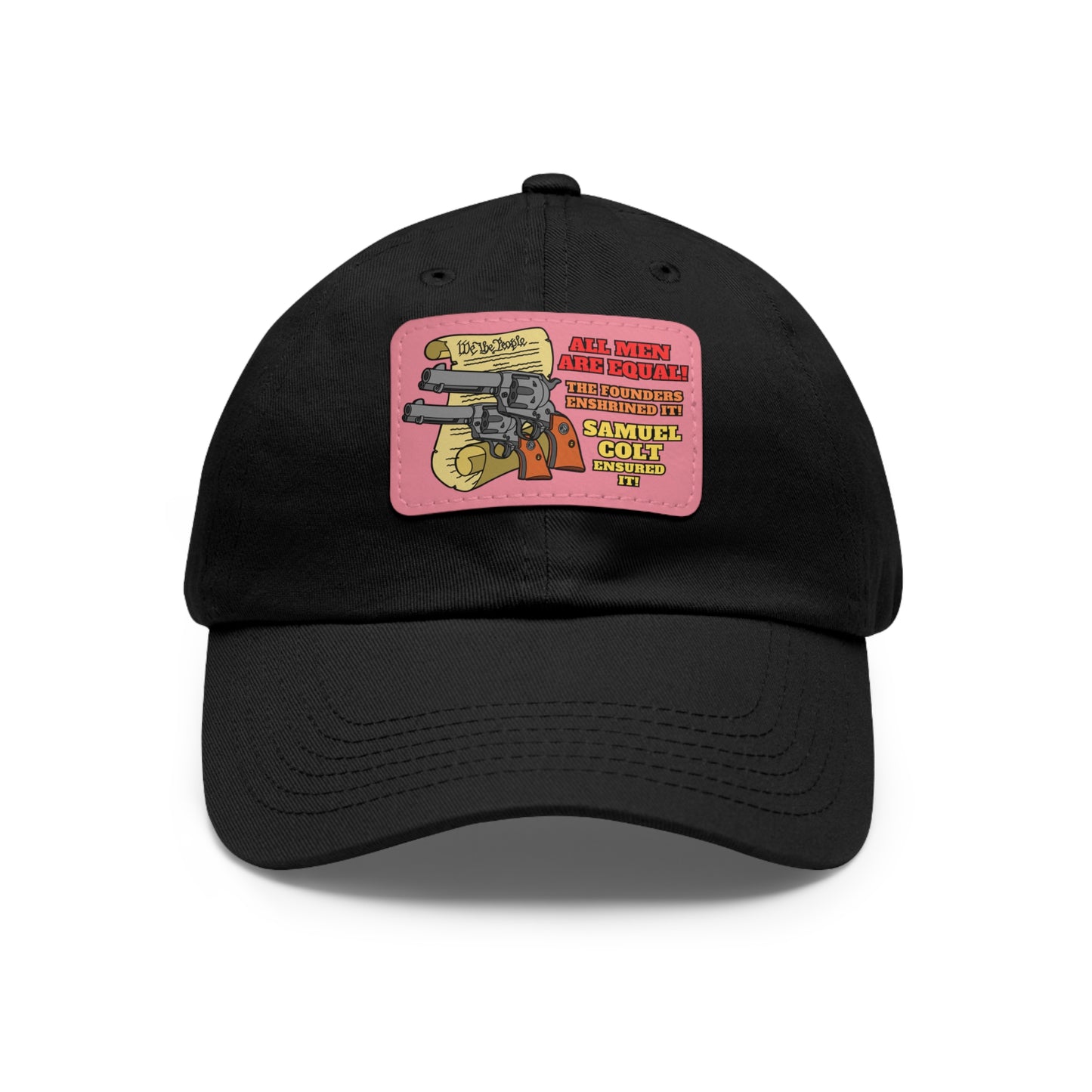 Equalizers! Dad Hat with Leather Patch (Rectangle)