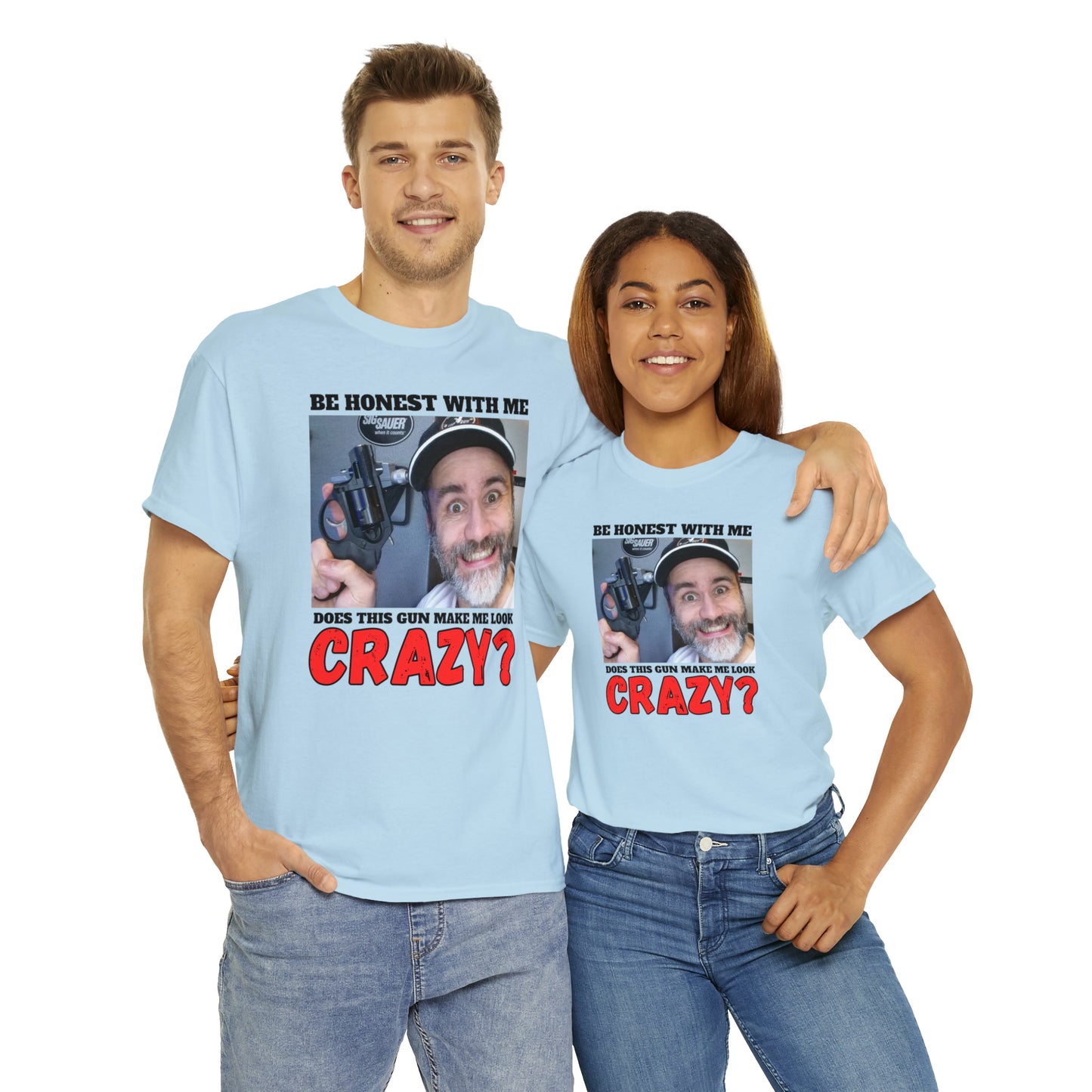Crazy? Unisex Heavy Cotton Tee