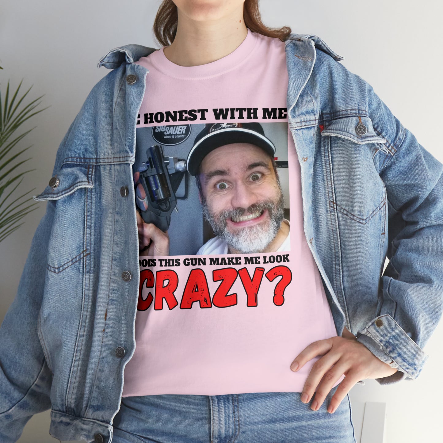 Crazy? Unisex Heavy Cotton Tee