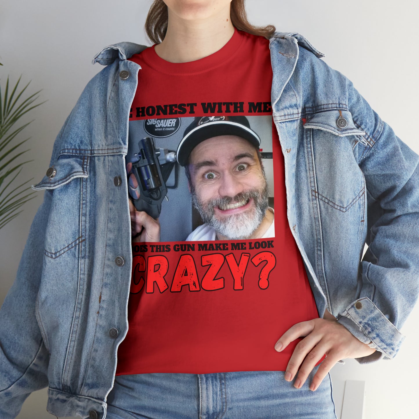 Crazy? Unisex Heavy Cotton Tee