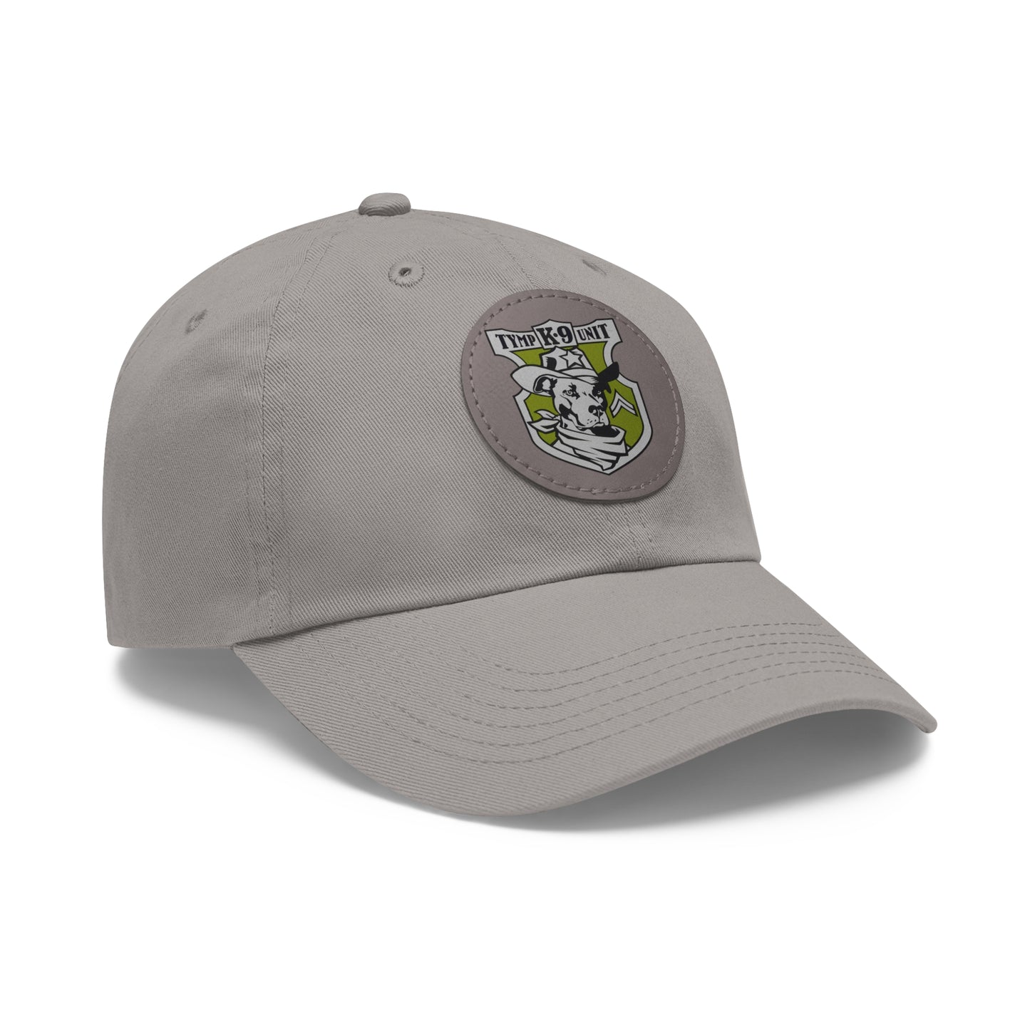 K9 Unit Corporel Dad Hat with Leather Patch (Round)