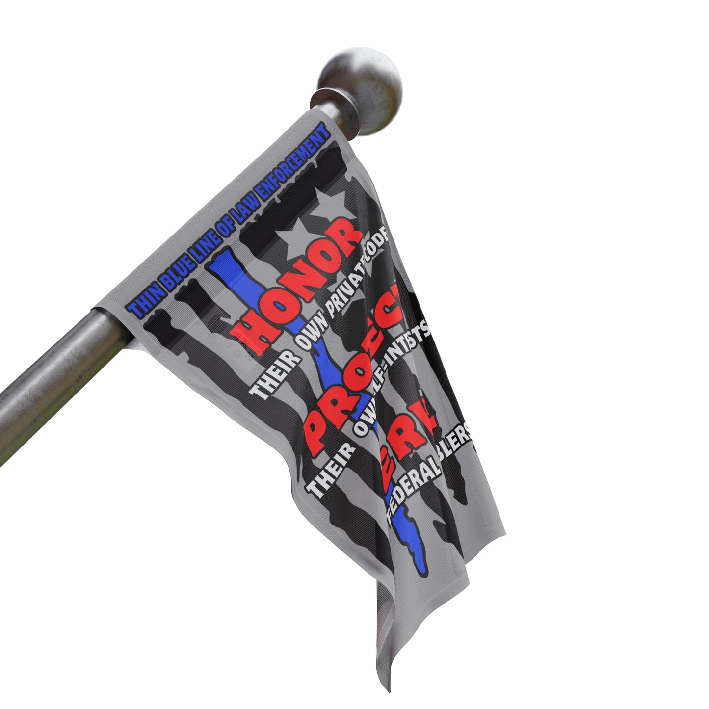 True Thin Blue Line! Flag
