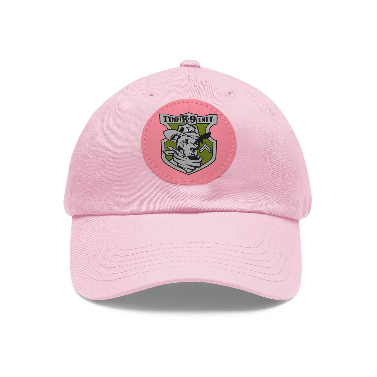 K9 Unit Corporel Dad Hat with Leather Patch (Round)