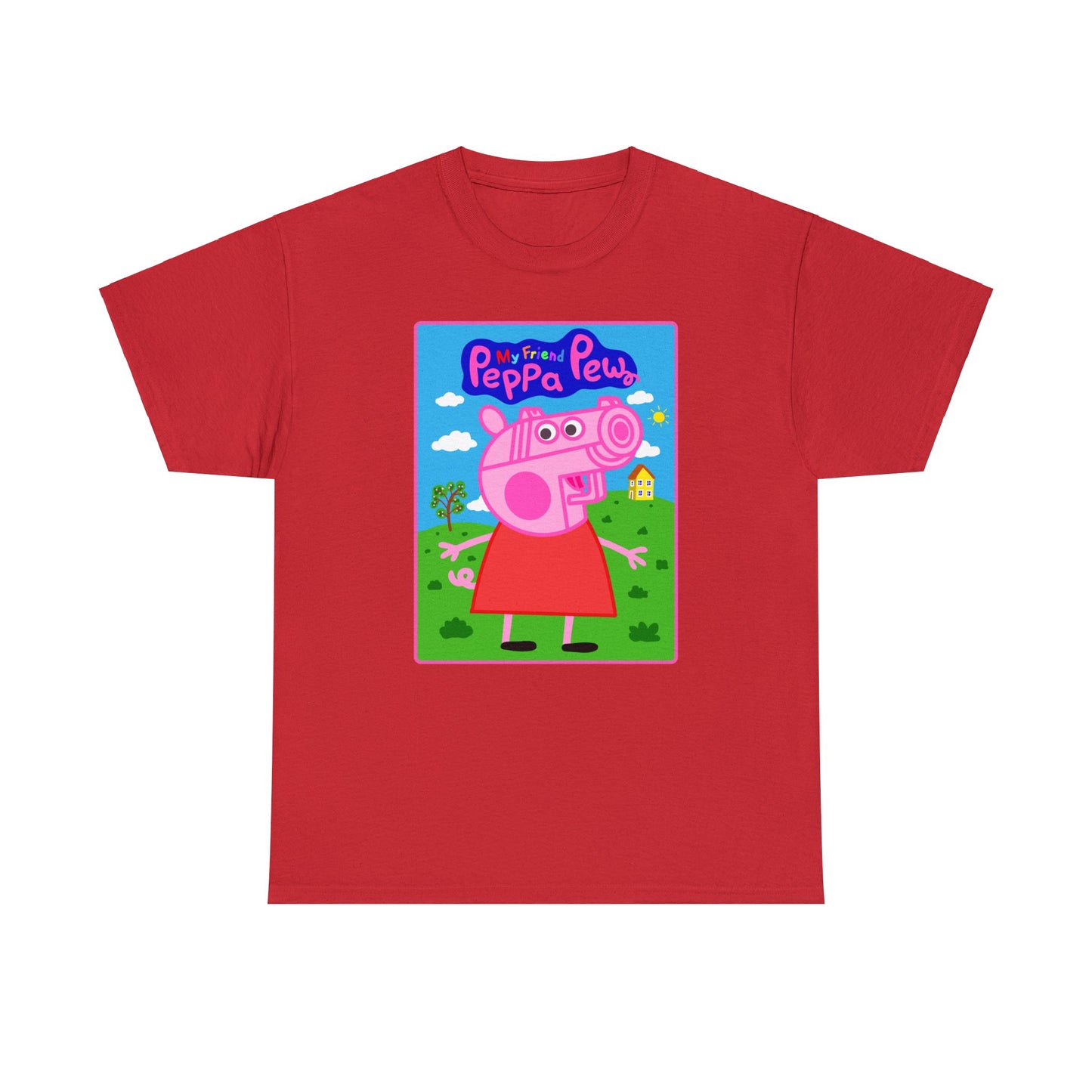 Peppa Pew Unisex Heavy Cotton Tee
