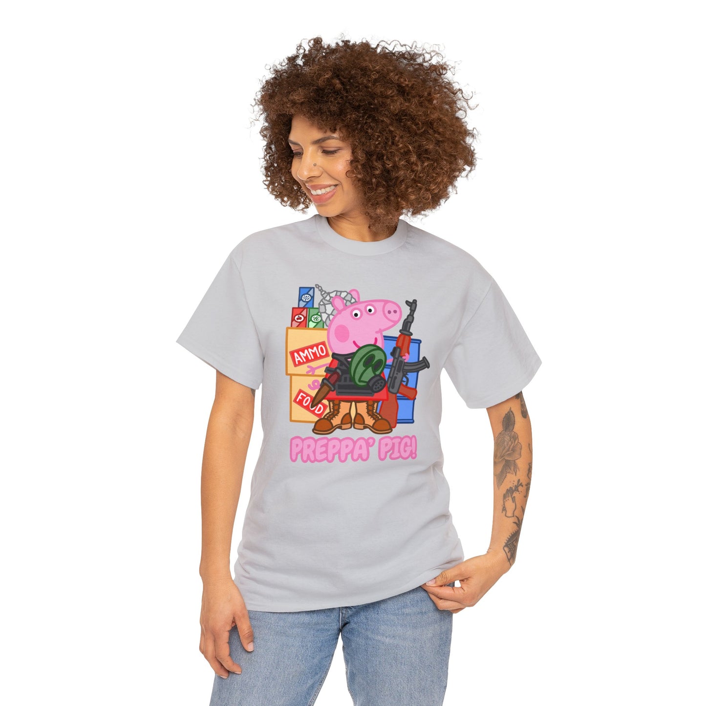Preppa' Pig! Unisex Heavy Cotton Tee