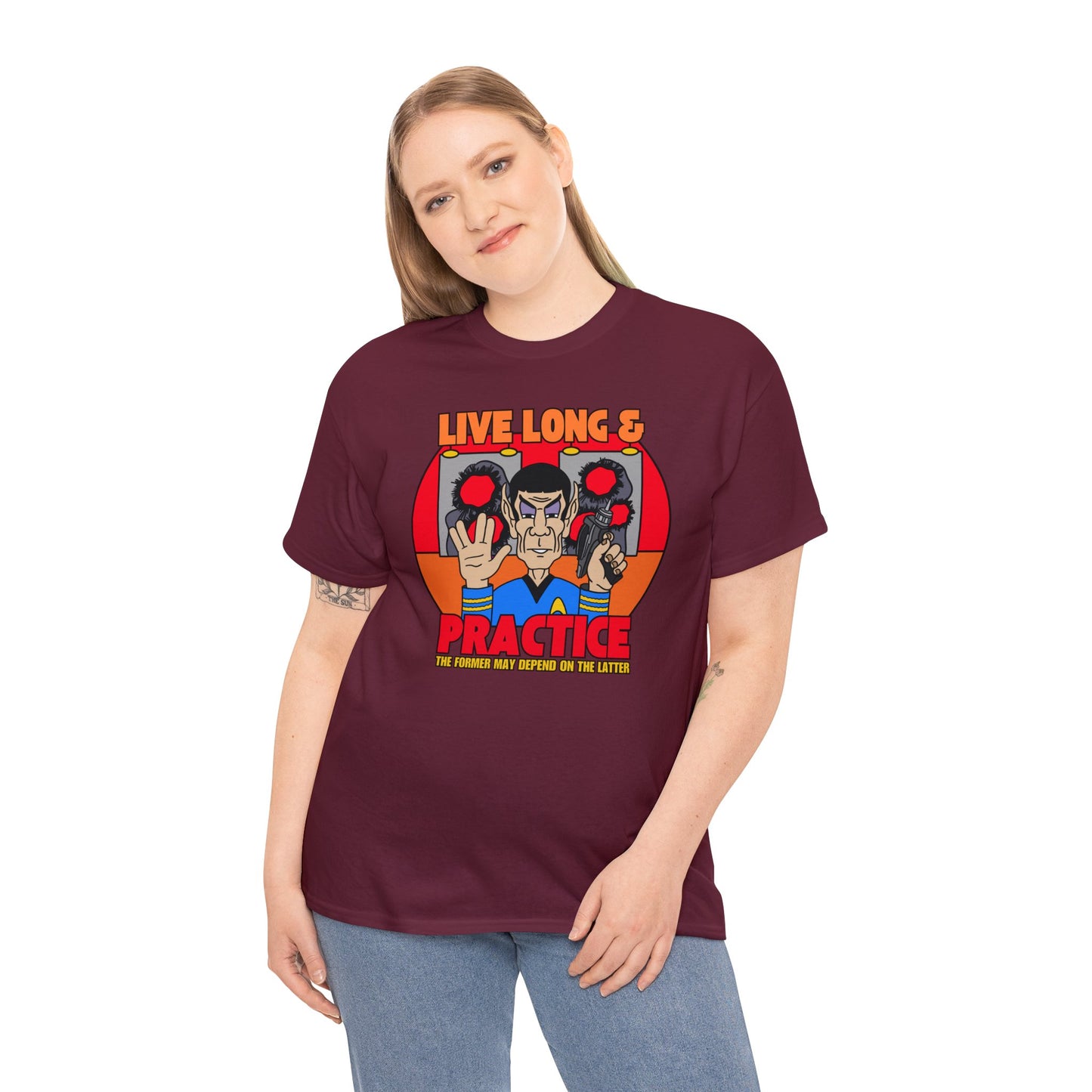 Live Long & Practice Unisex Heavy Cotton Tee