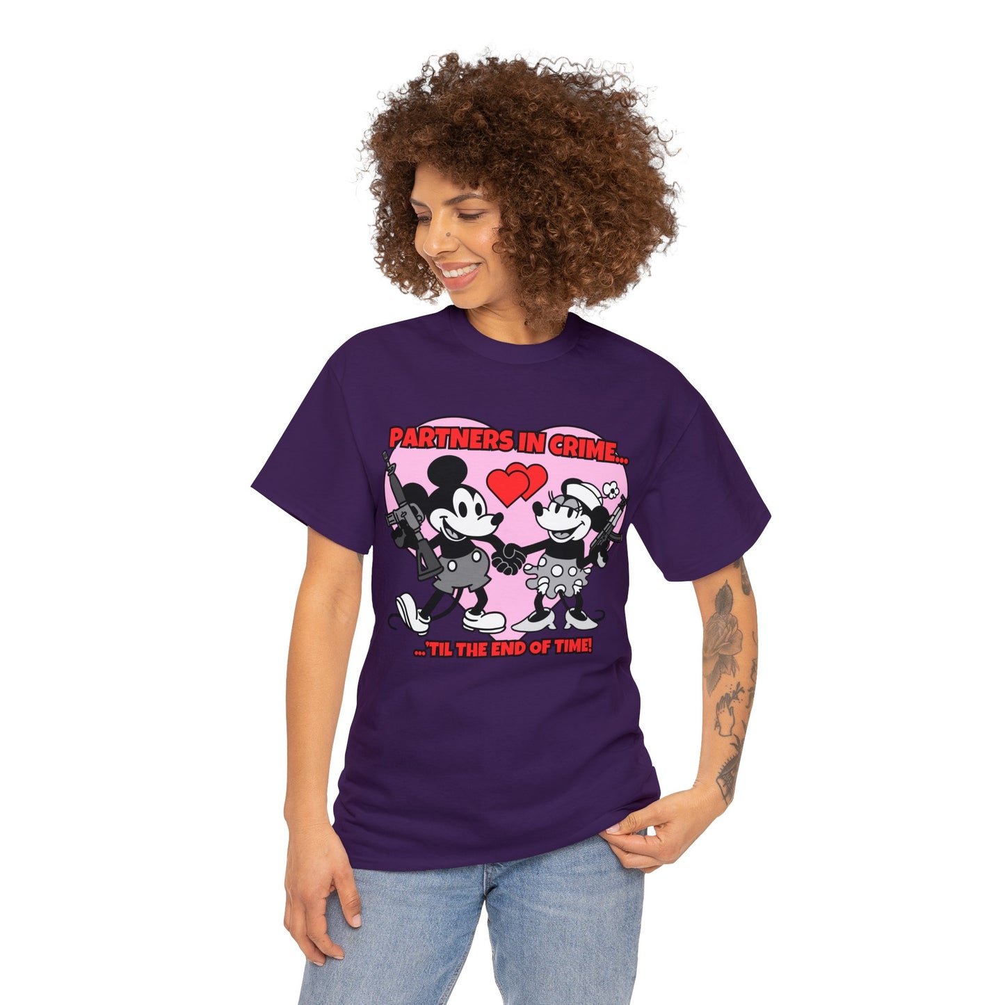 Partners in Crime! Unisex Heavy Cotton Tee