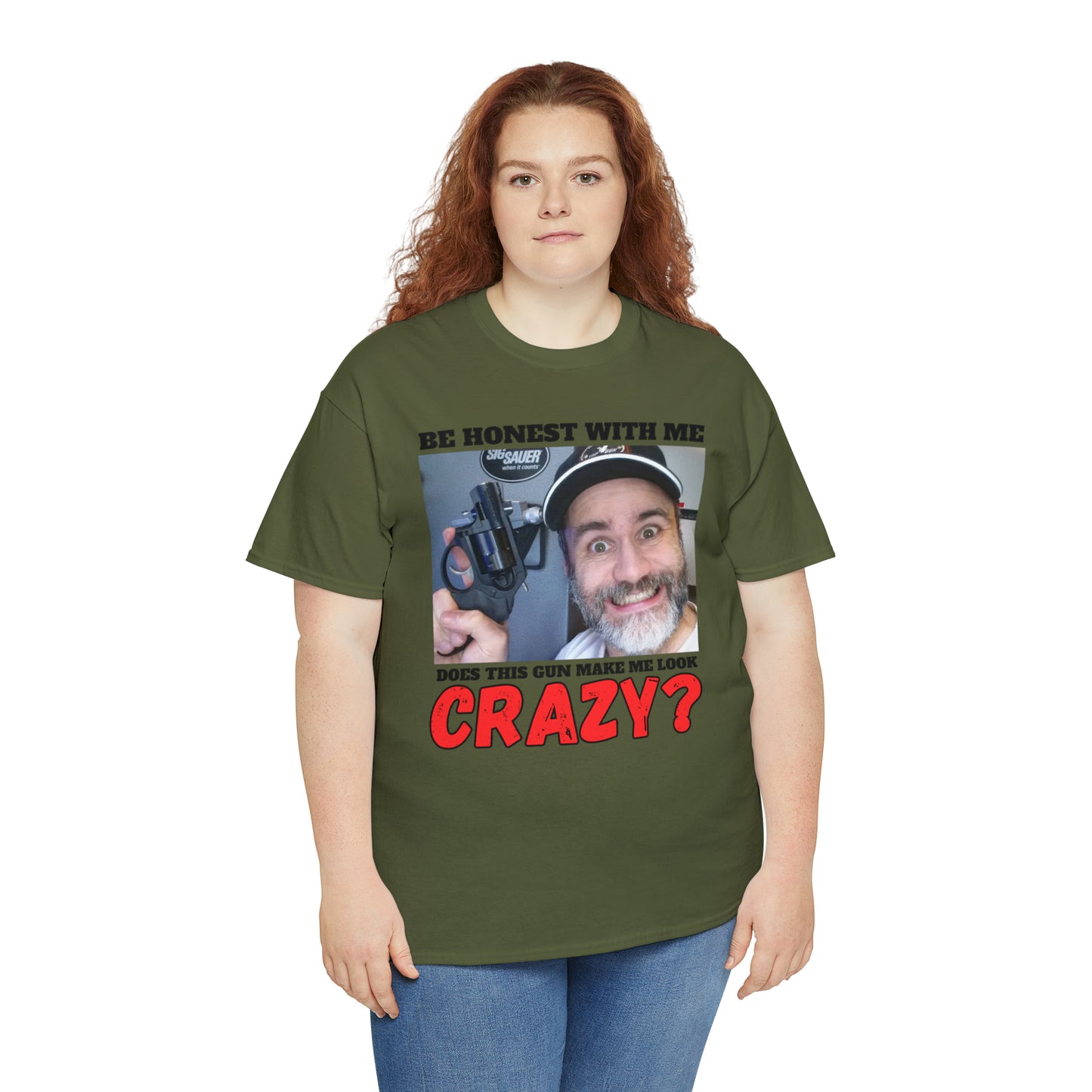 Crazy? Unisex Heavy Cotton Tee