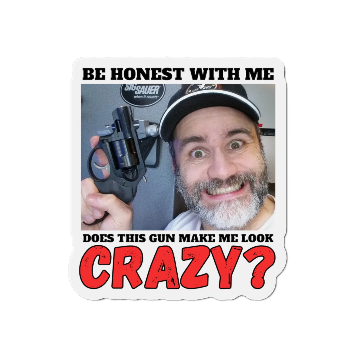 Crazy? Die-Cut Magnets