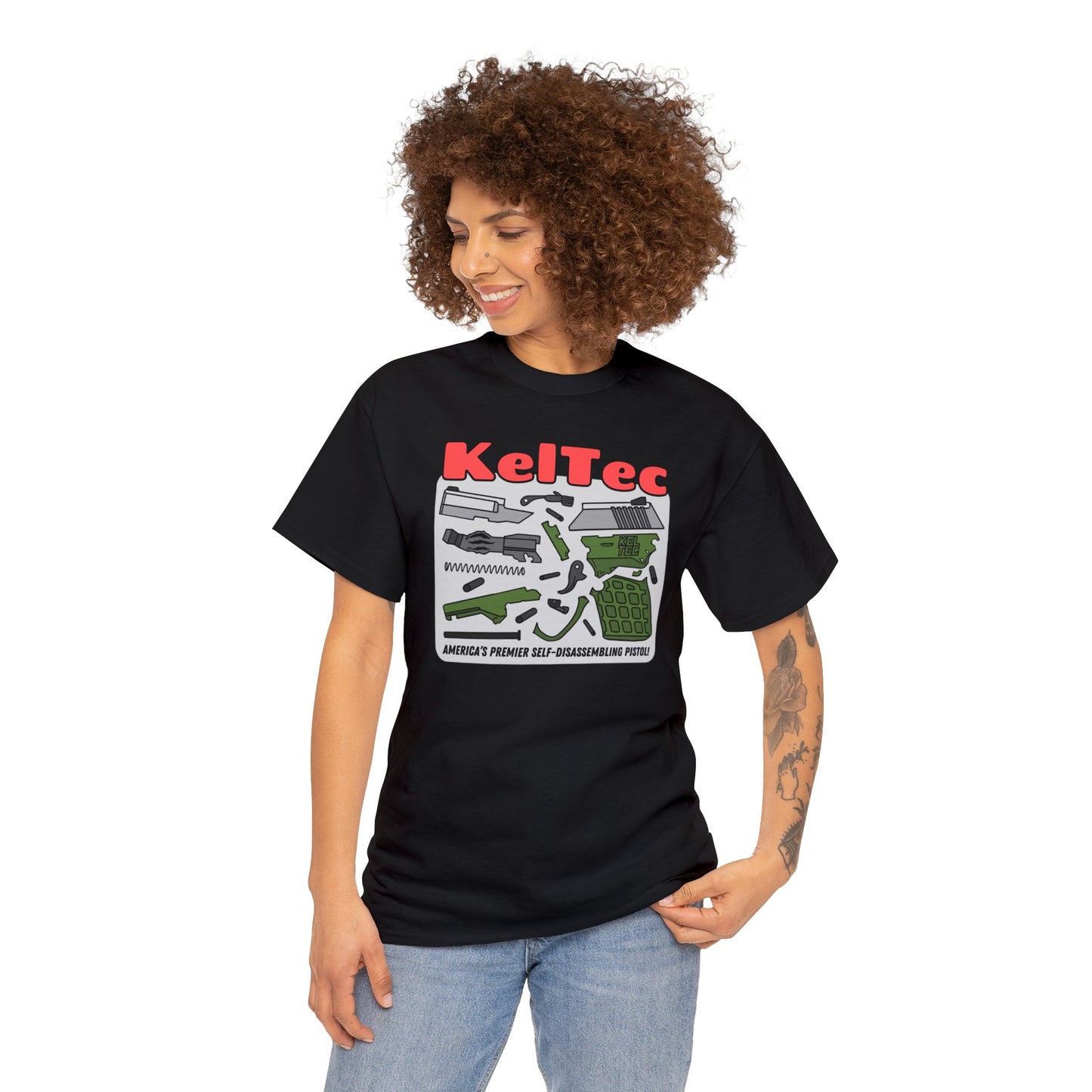 KelTec Disassembled Unisex Heavy Cotton Tee