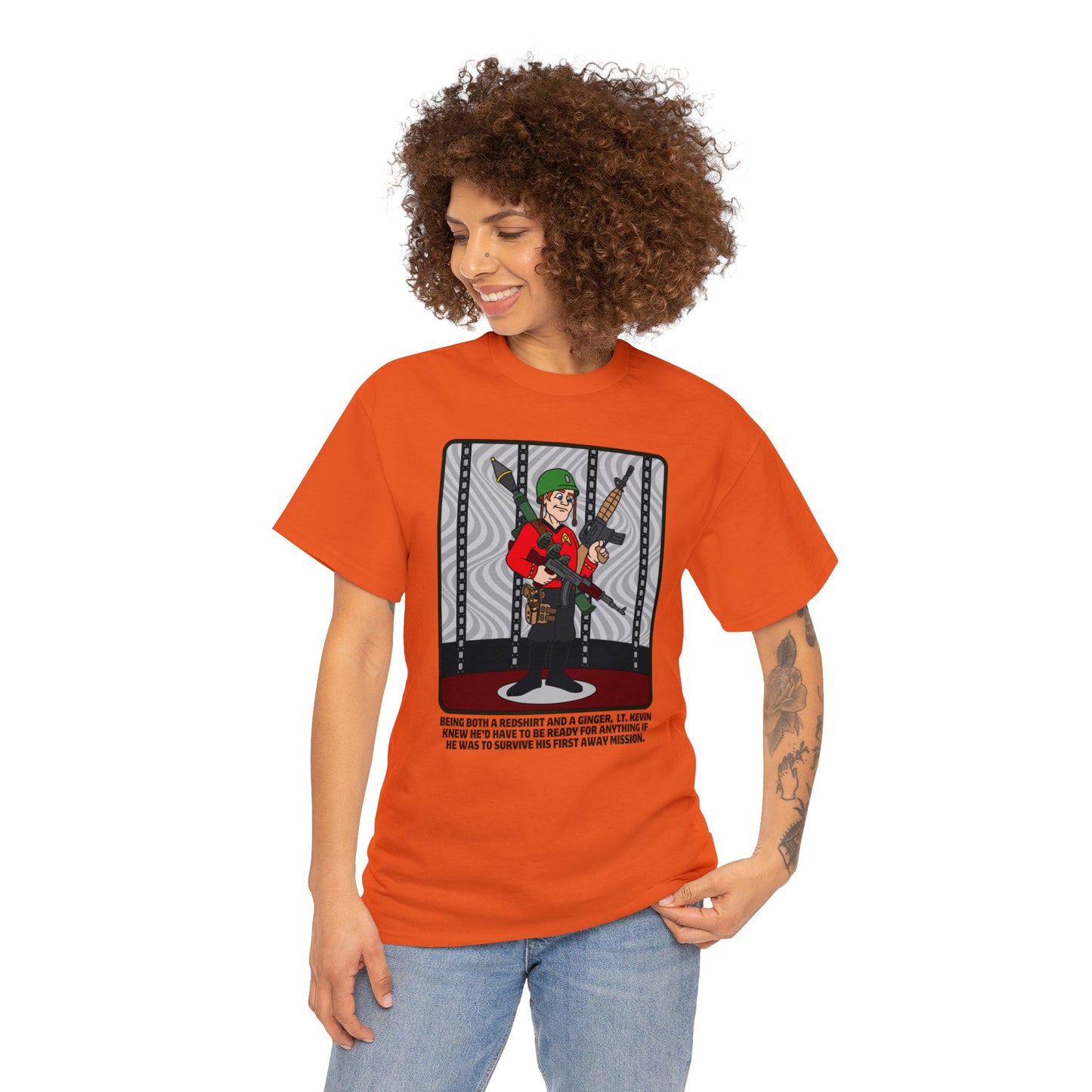 Ginger Redshirt Unisex Heavy Cotton Tee