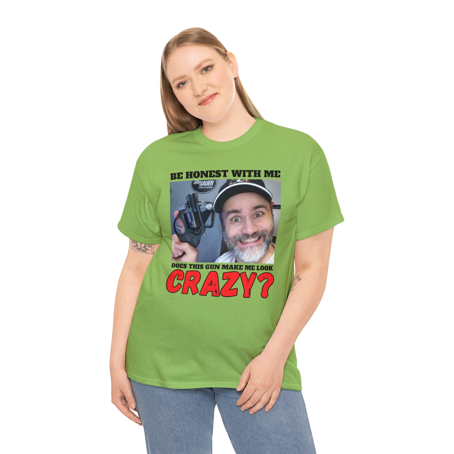 Crazy? Unisex Heavy Cotton Tee