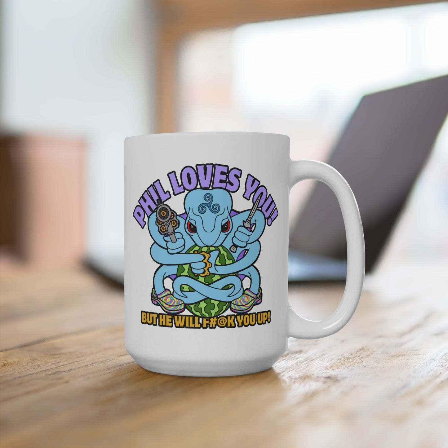 Phil Loves You! 15oz Fun & Quirky Mug - Perfect Gift for Friends