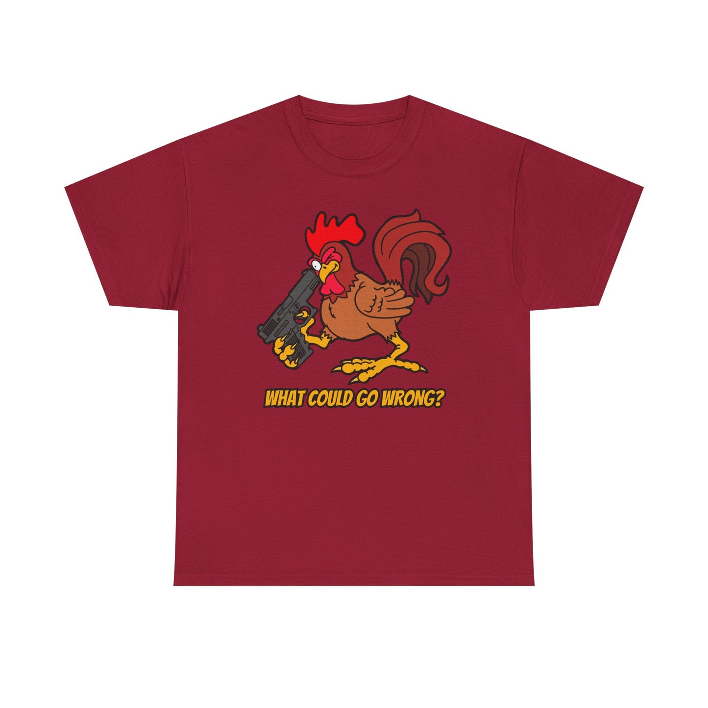 "Don't Point Your Glock at Your..." Unisex Heavy Cotton Tee