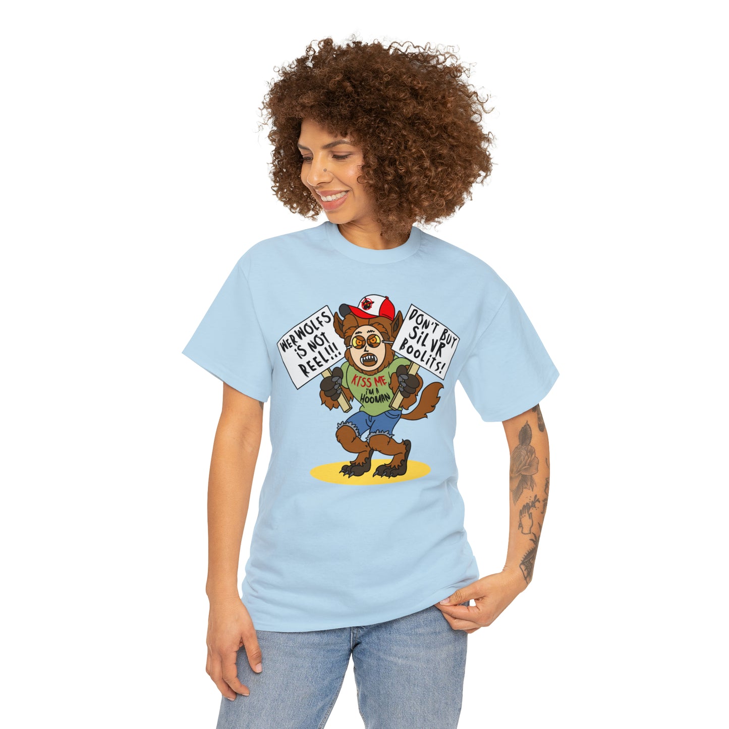 Werwolfs Is Not Reel! Unisex Heavy Cotton Tee