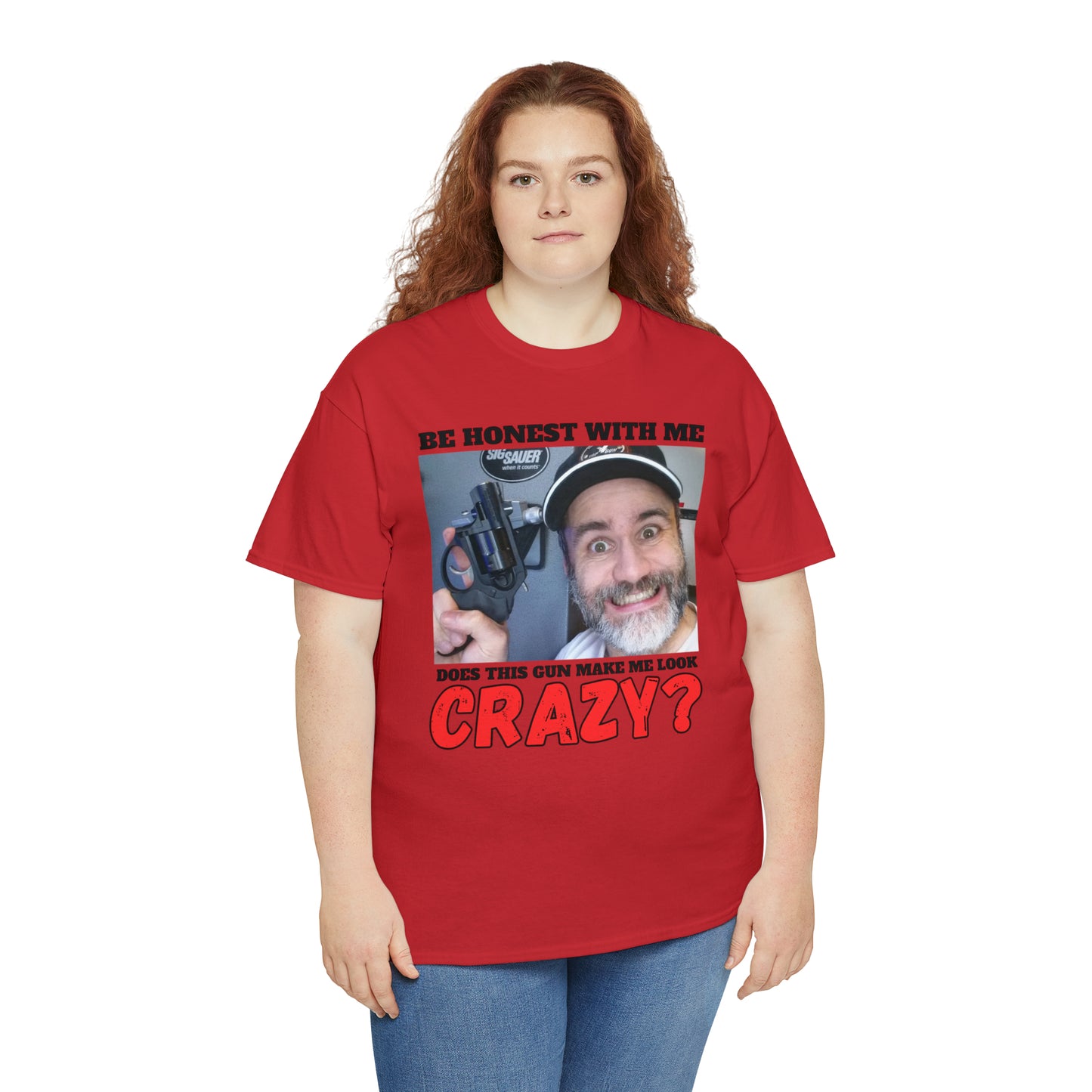 Crazy? Unisex Heavy Cotton Tee
