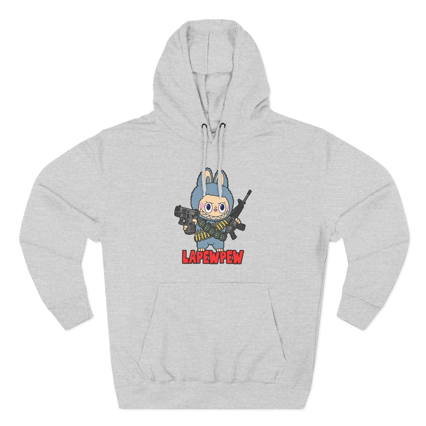 Lapewpew! Three-Panel Fleece Hoodie