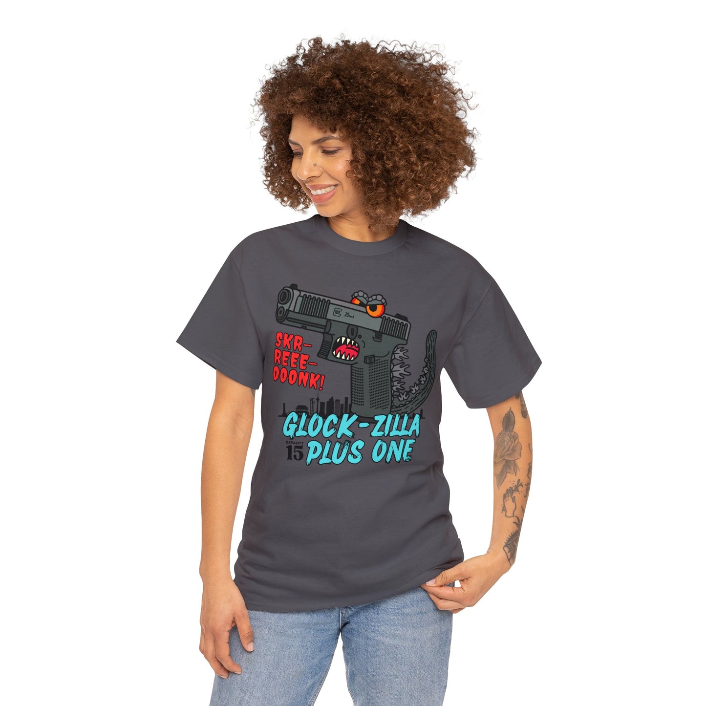 Glock-zilla! Unisex Heavy Cotton Tee