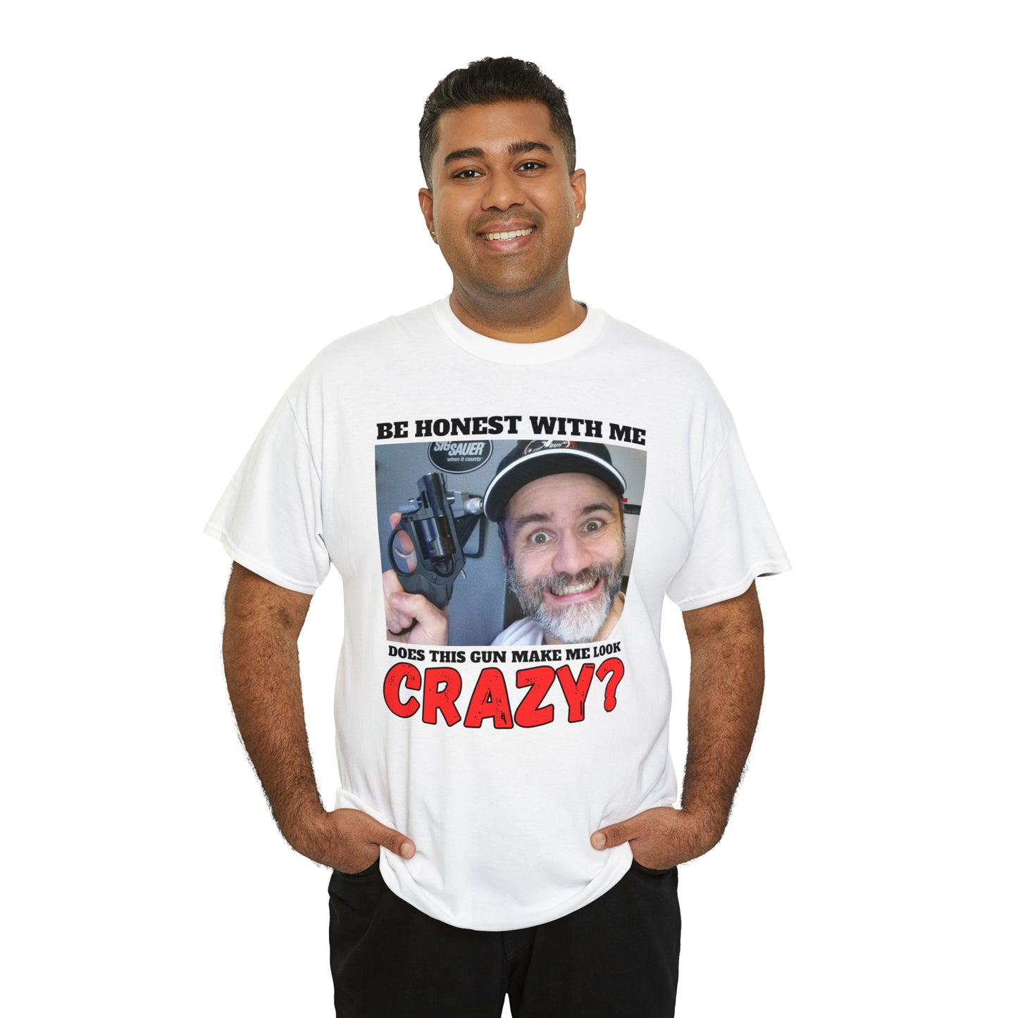 Crazy? Unisex Heavy Cotton Tee