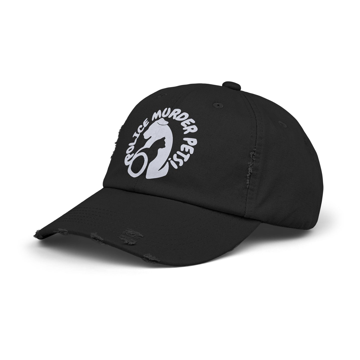 Police Murder Pets! Unisex Distressed Cap