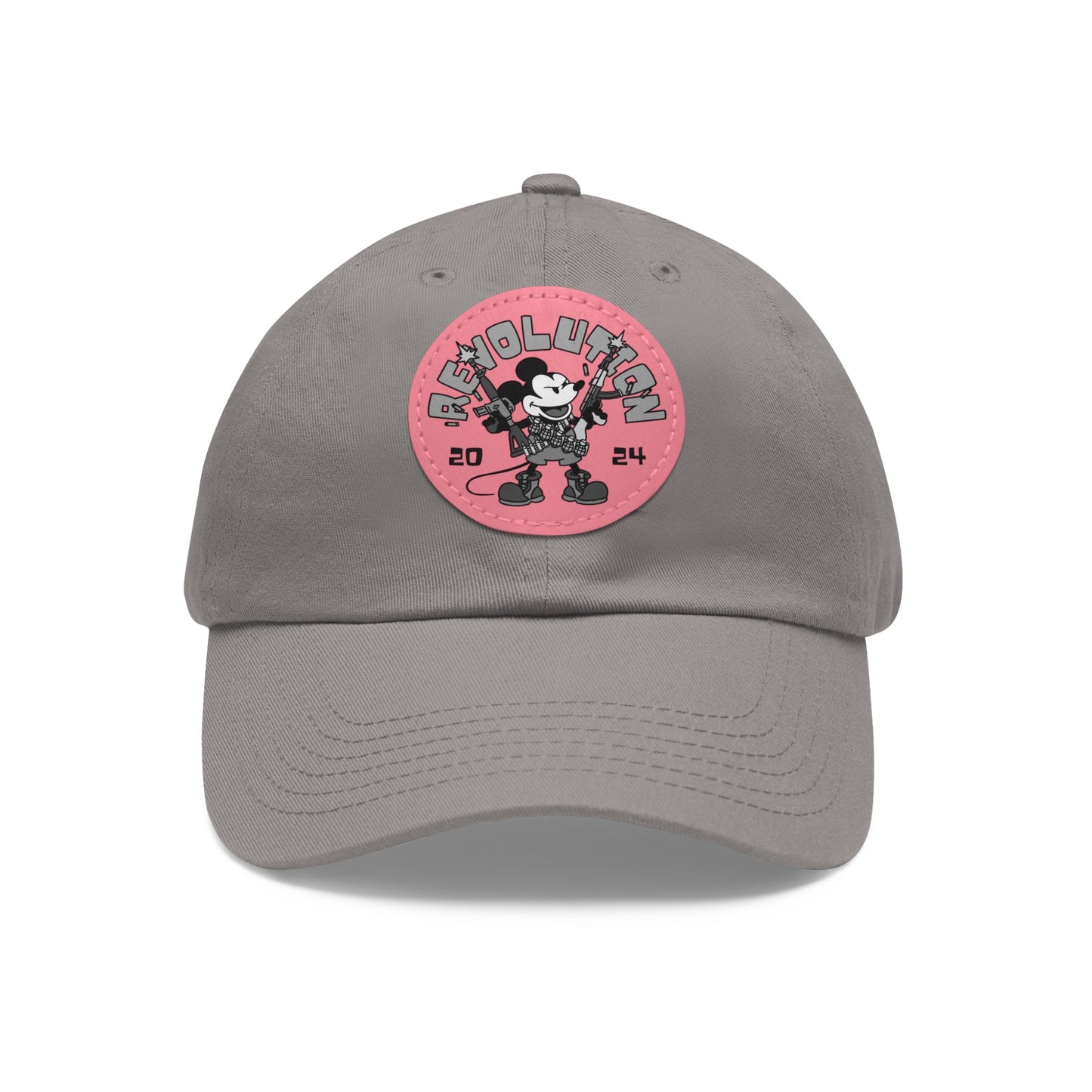 Revolutionary Willie! Dad Hat with Leather Patch (Round)