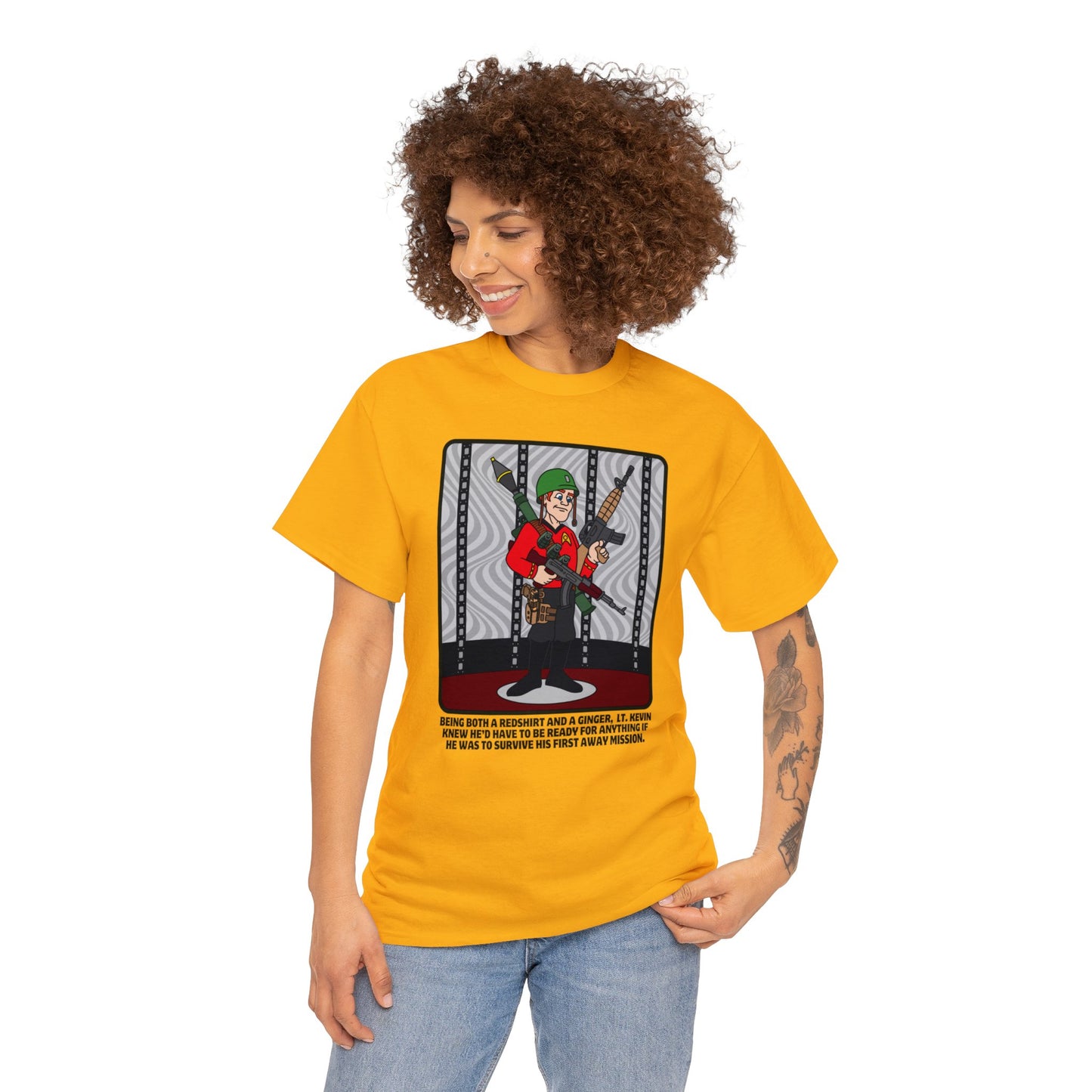 Ginger Redshirt Unisex Heavy Cotton Tee