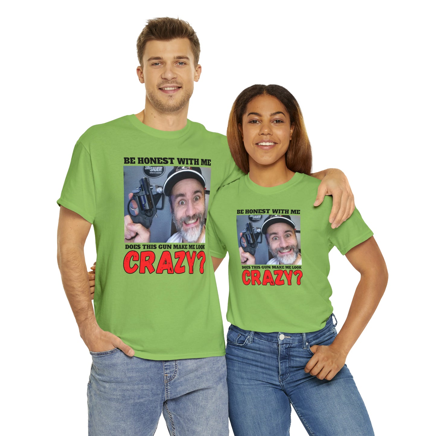 Crazy? Unisex Heavy Cotton Tee