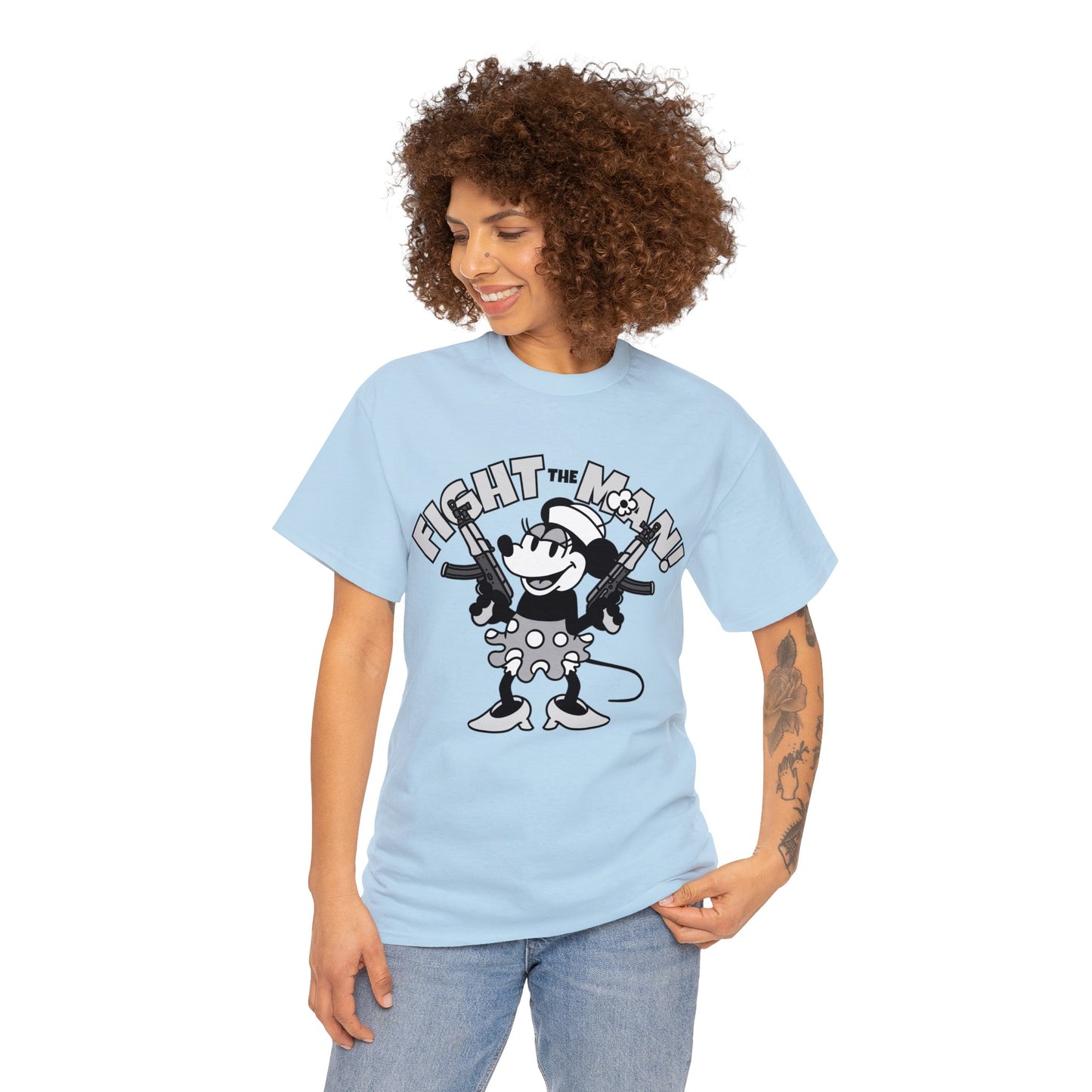 Fight the Man! Unisex Heavy Cotton Tee